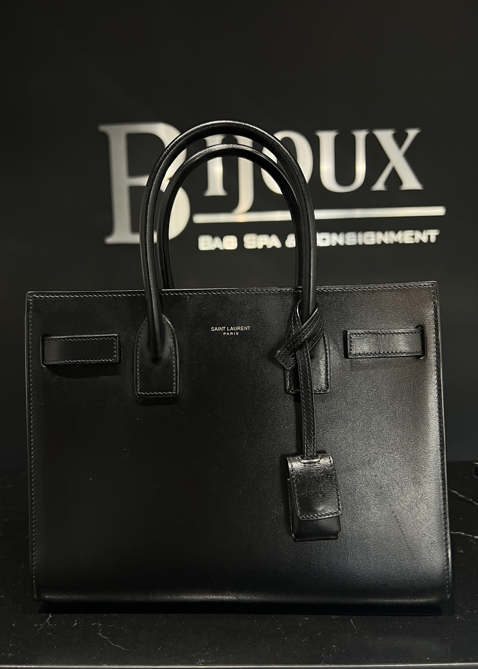 Saint Laurent SOLD - Saint Laurent Sac De Jour Baby Black