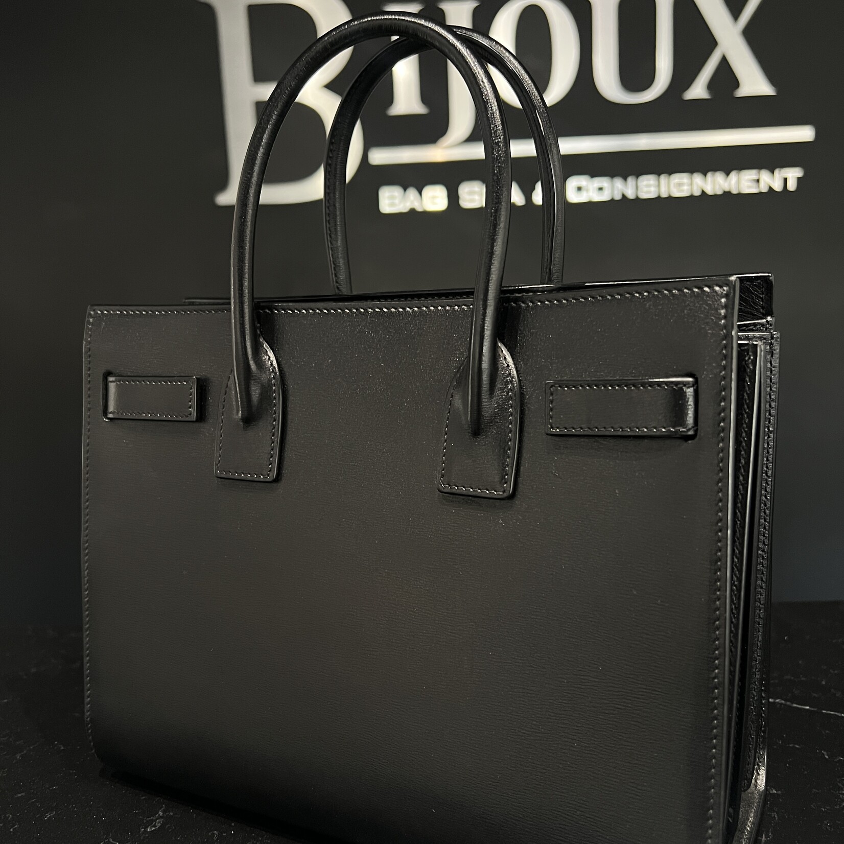 Saint Laurent SOLD - Saint Laurent Sac De Jour Baby Black