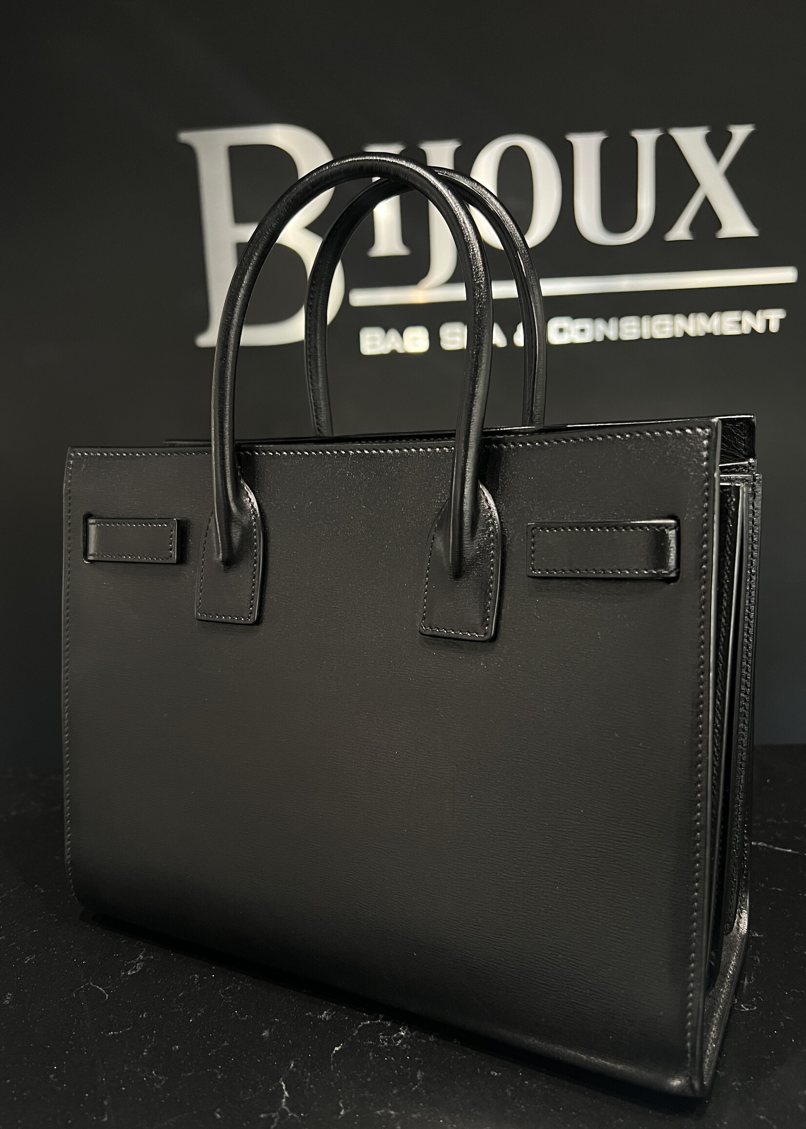 Saint Laurent SOLD - Saint Laurent Sac De Jour Baby Black