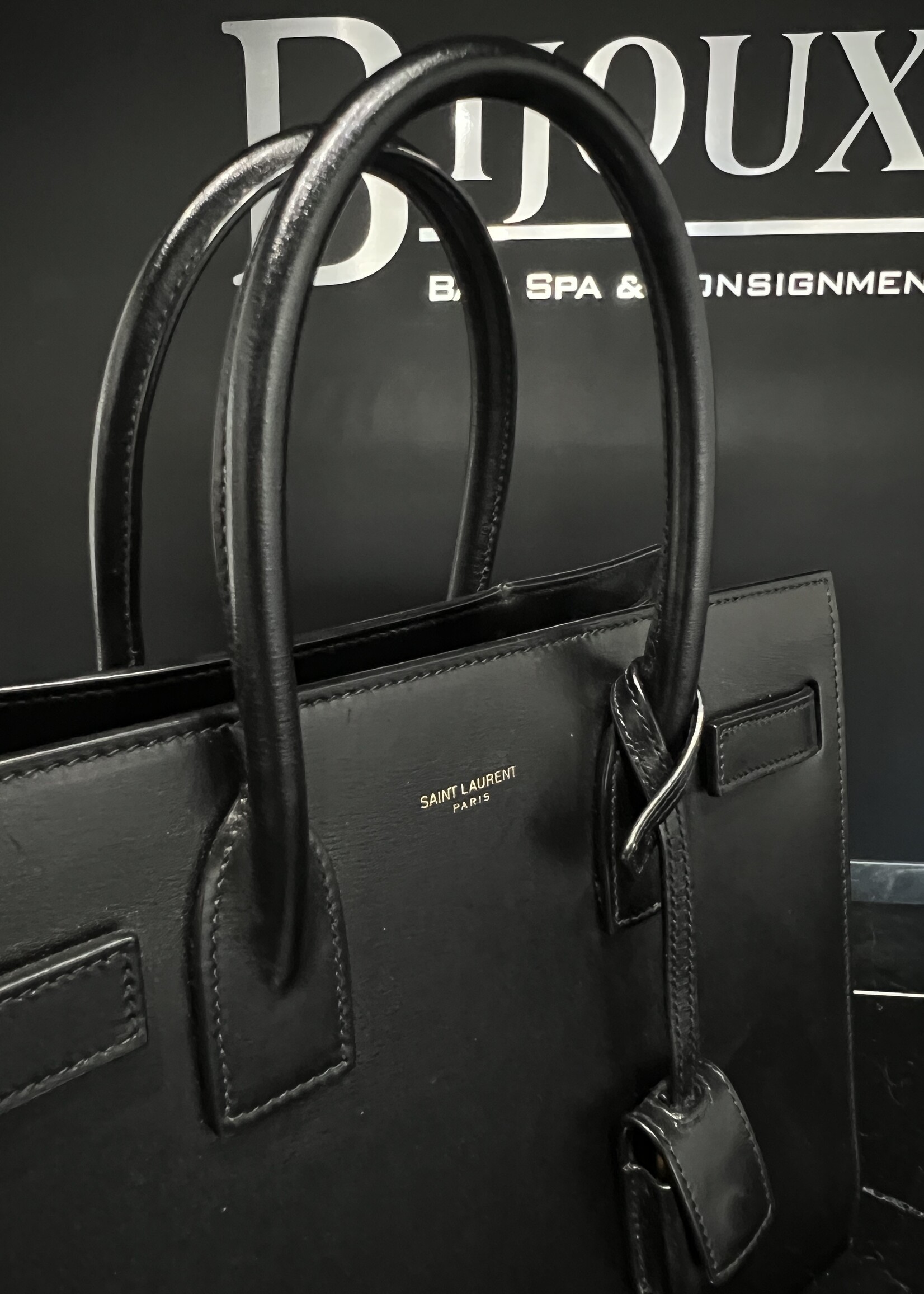 Saint Laurent SOLD - Saint Laurent Sac De Jour Baby Black