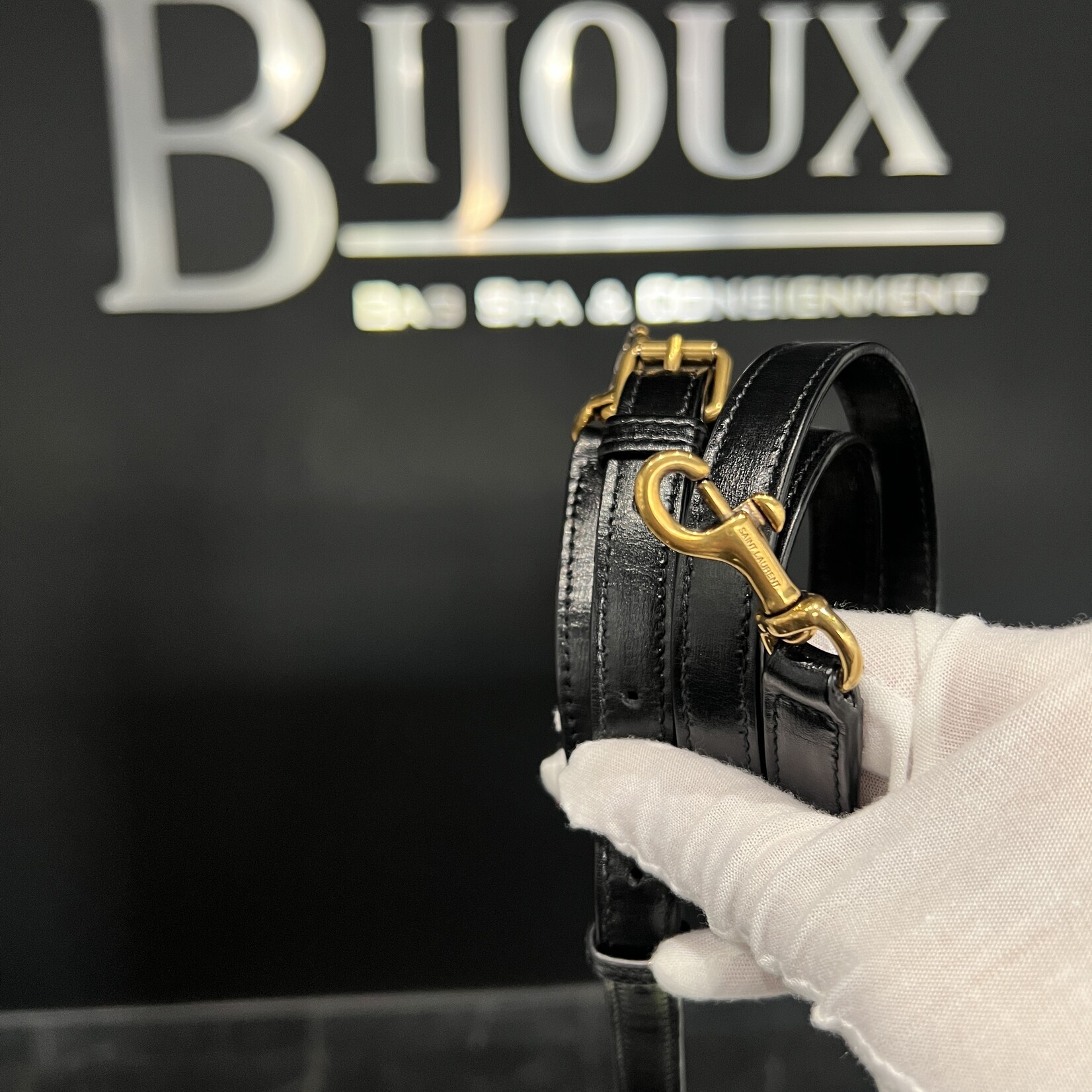 Saint Laurent SOLD - Saint Laurent Sac De Jour Baby Black