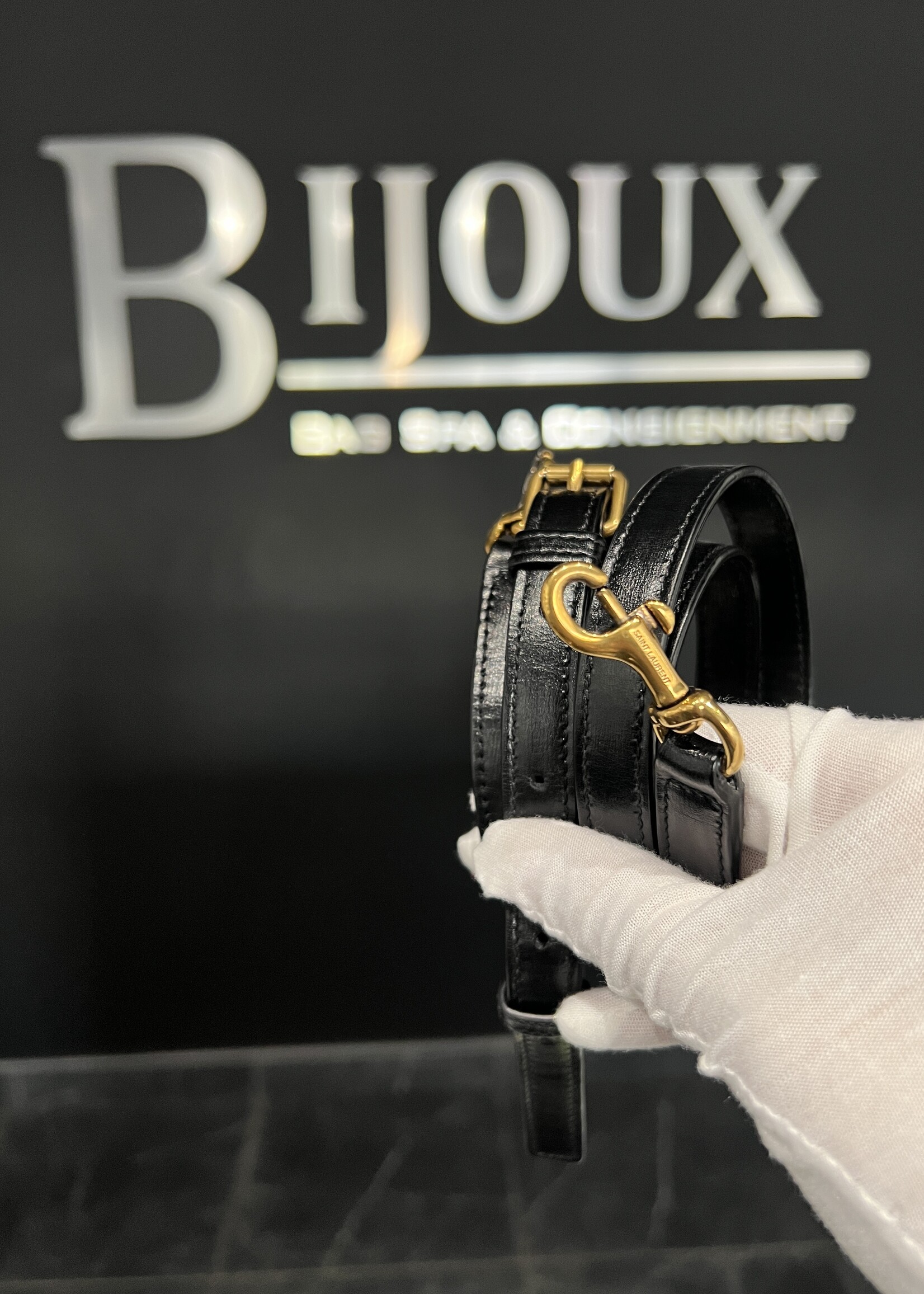 Saint Laurent SOLD - Saint Laurent Sac De Jour Baby Black