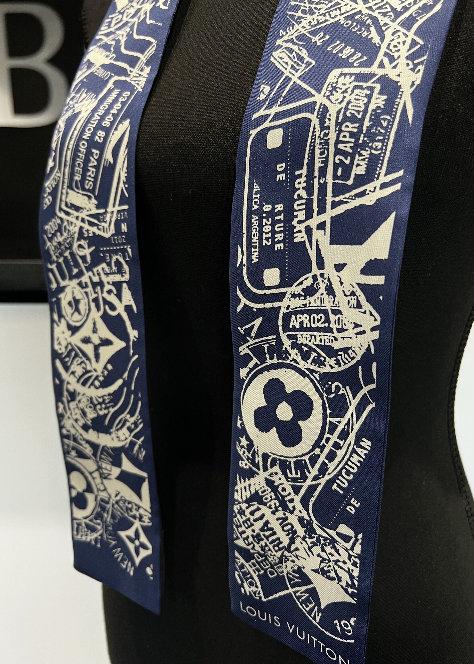 Louis Vuitton SOLD - Louis Vuitton Boarding Bandeau Denim