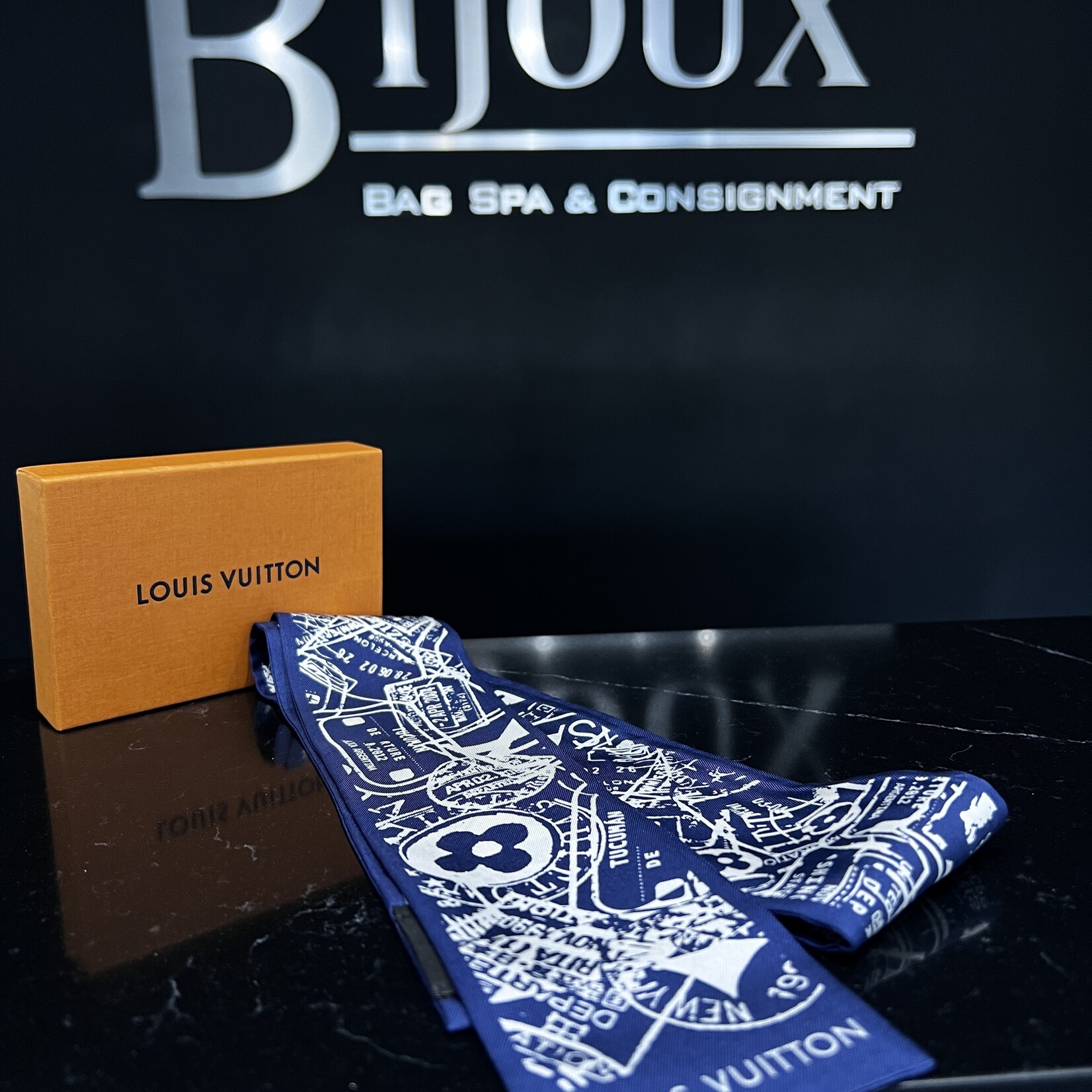 Louis Vuitton SOLD - Louis Vuitton Boarding Bandeau Denim