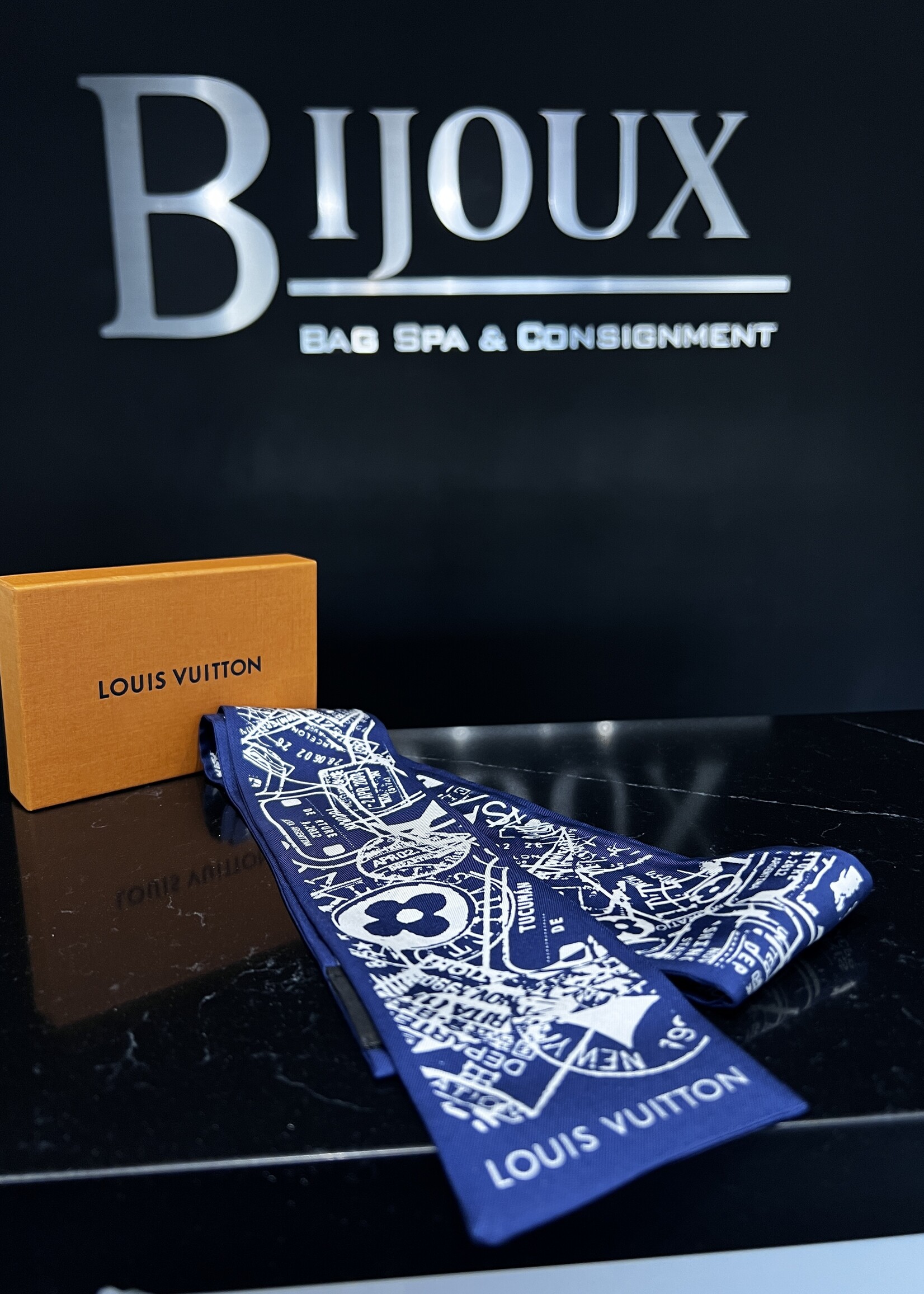 Louis Vuitton SOLD - Louis Vuitton Boarding Bandeau Denim