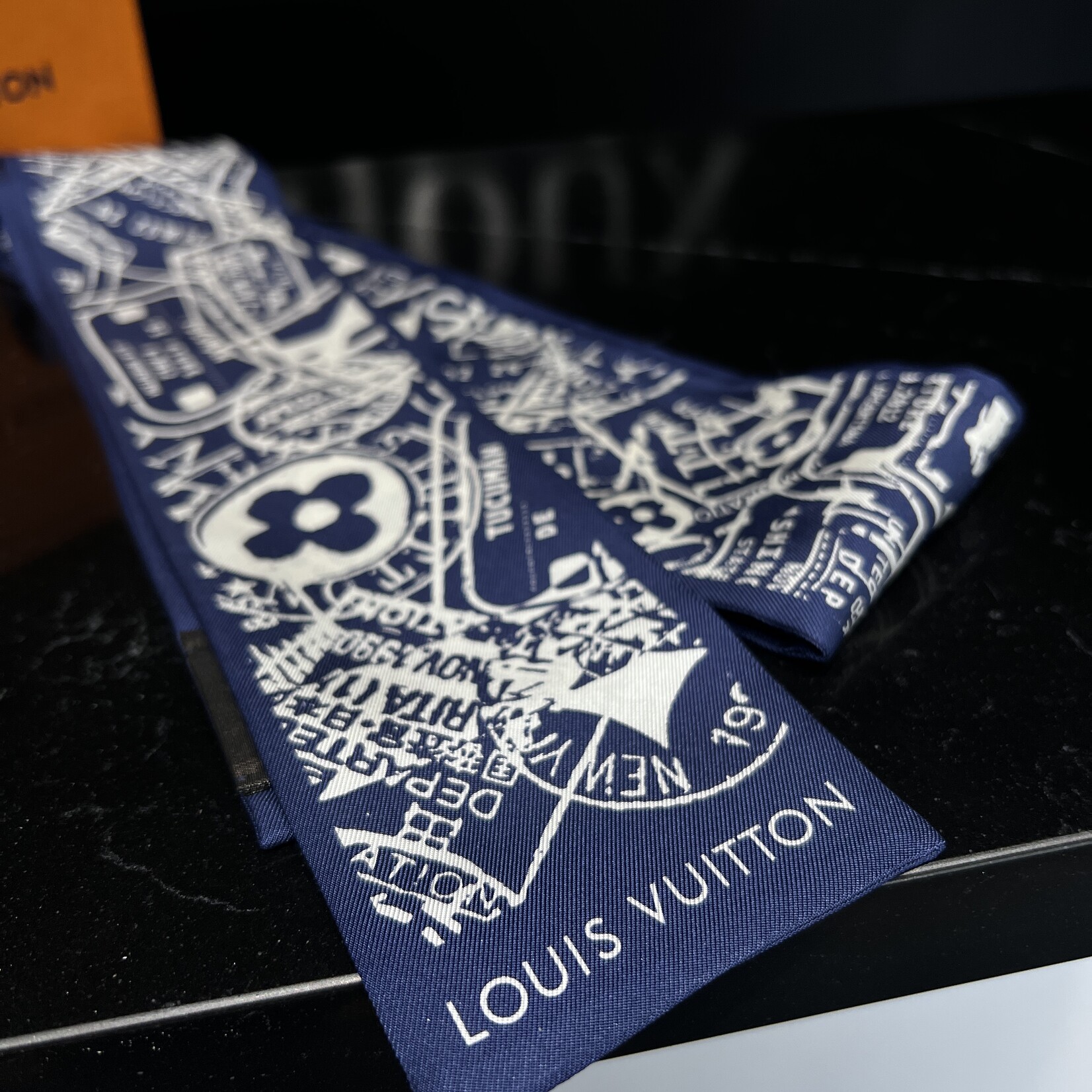 Louis Vuitton SOLD - Louis Vuitton Boarding Bandeau Denim