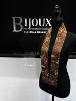 Louis Vuitton SOLD - Louis Vuitton Brown Trunks Silk Bandeau