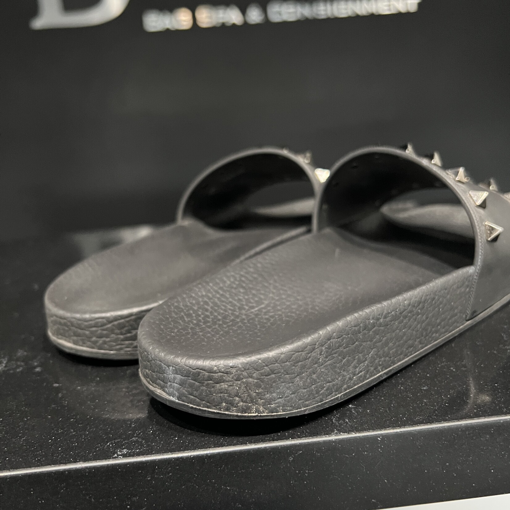 Valentino Valentino  Rubber Rockstud Slides