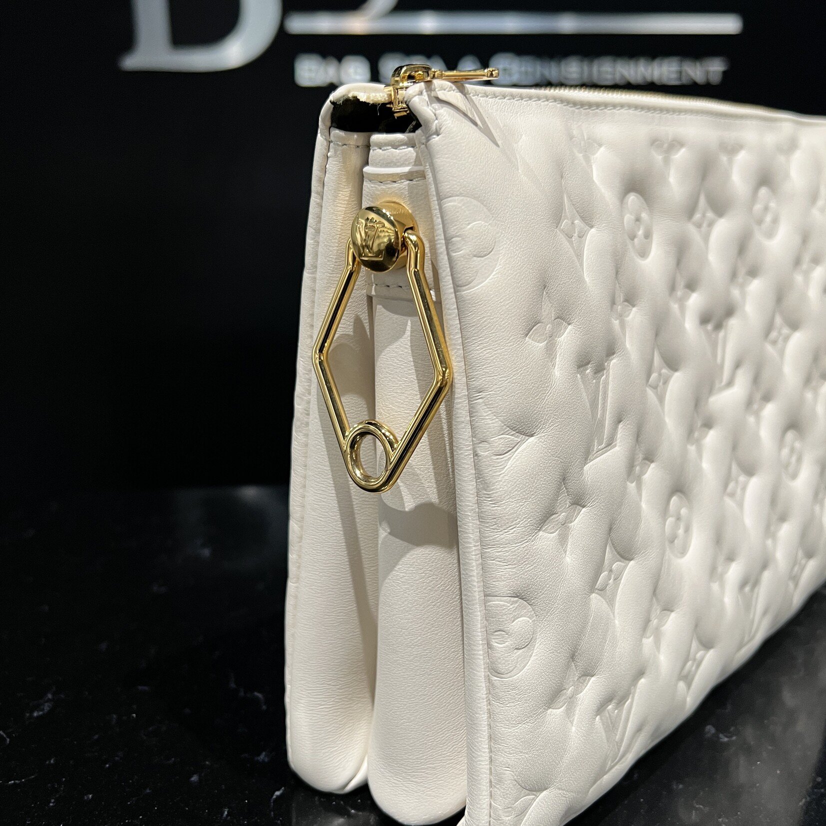 Louis Vuitton Louis Vuitton Coussin PM White