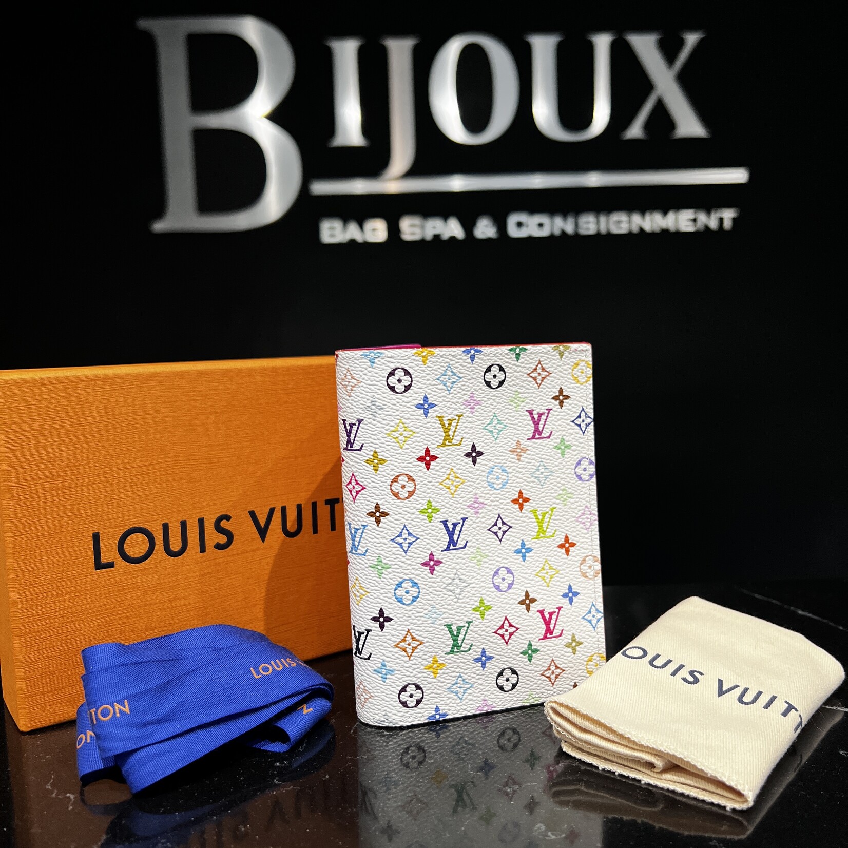Louis Vuitton Louis Vuitton LV x Takashi Murakami Passport Holder