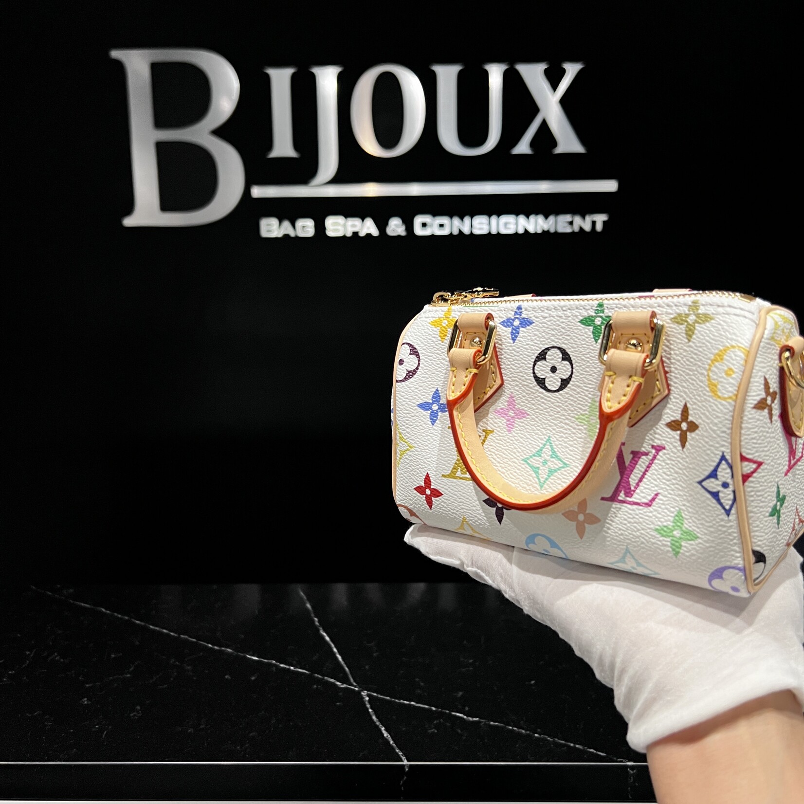 Louis Vuitton Louis Vuitton LV x Murakami Nano Speedy