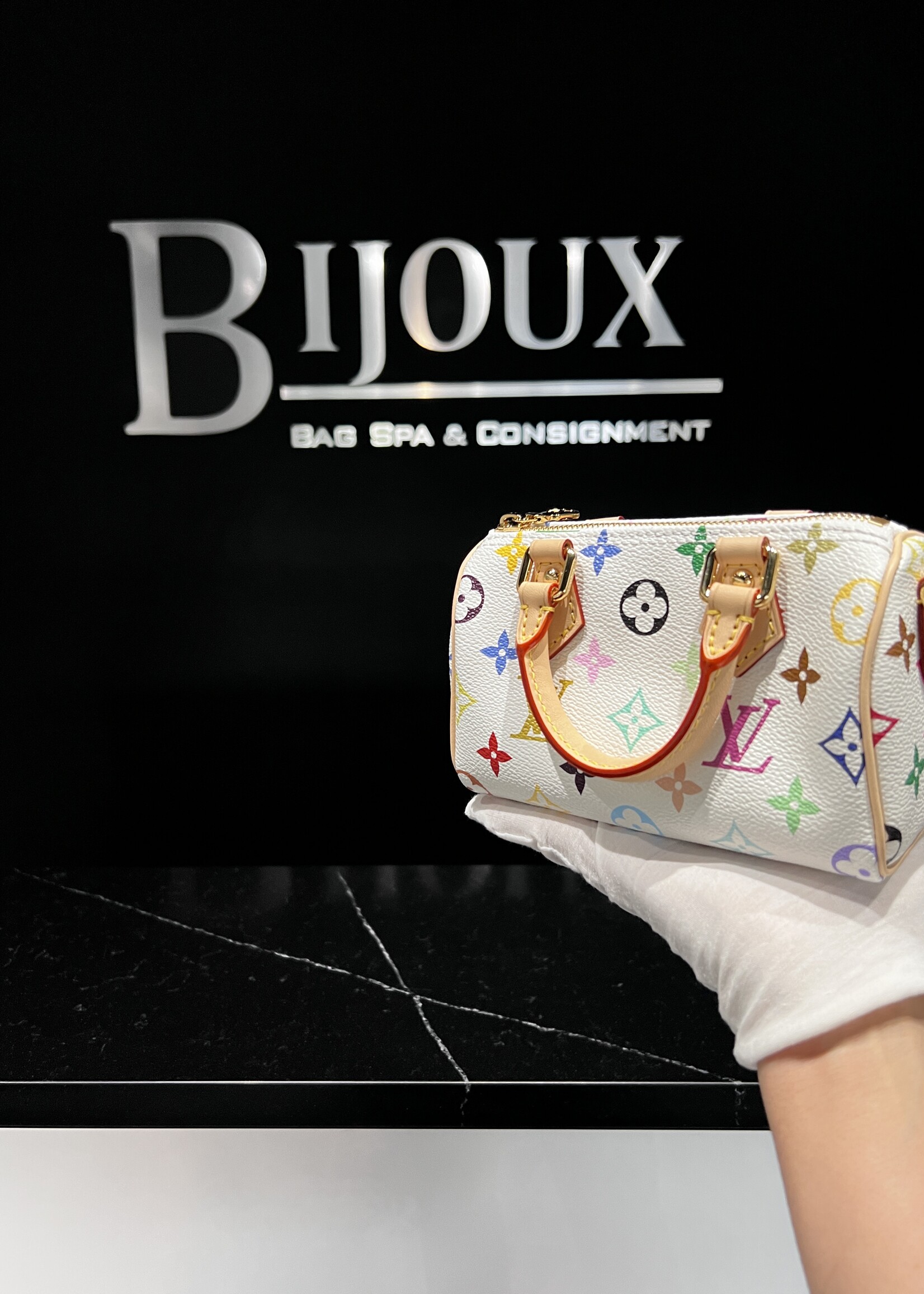 Louis Vuitton Louis Vuitton LV x Murakami Nano Speedy