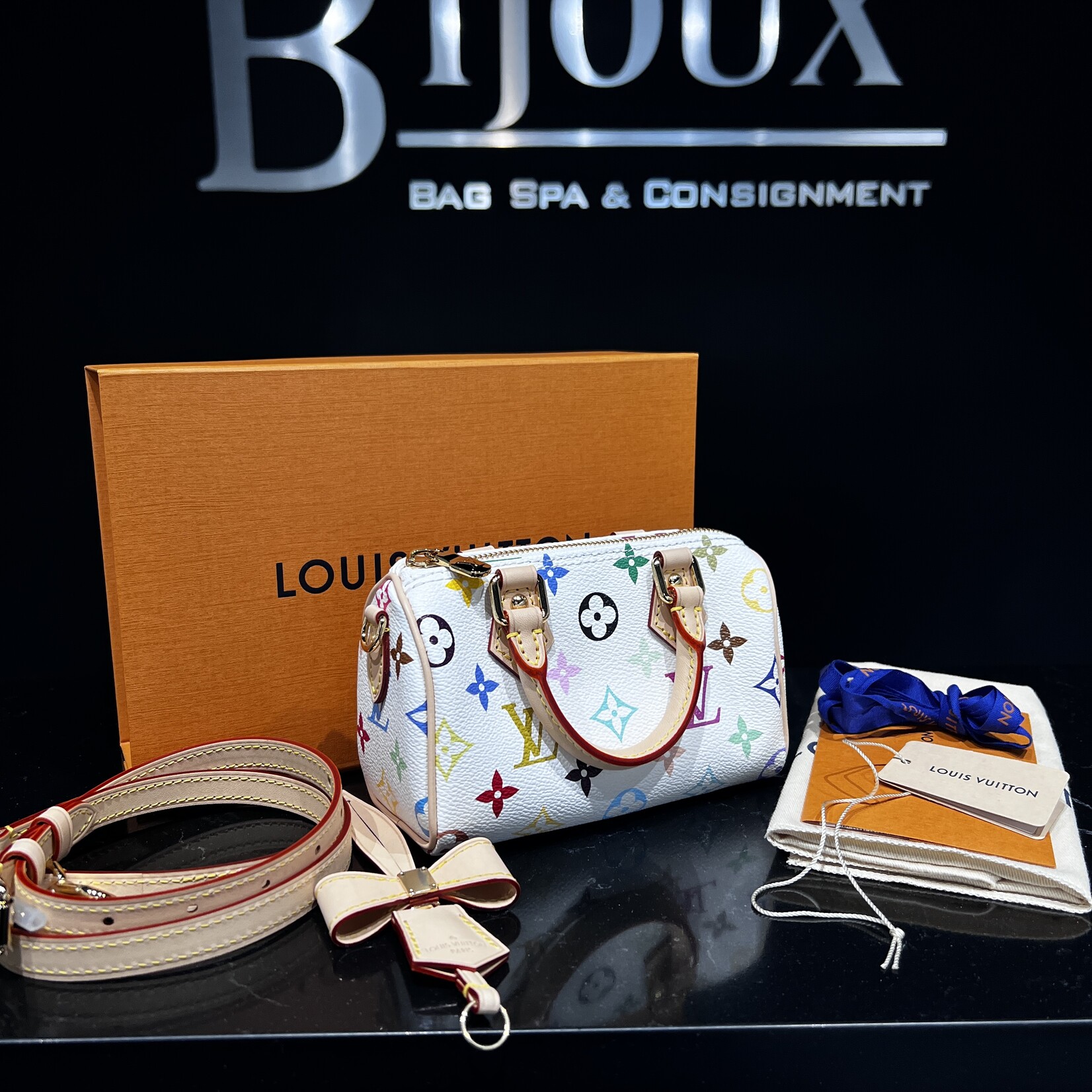 Louis Vuitton Louis Vuitton LV x Murakami Nano Speedy