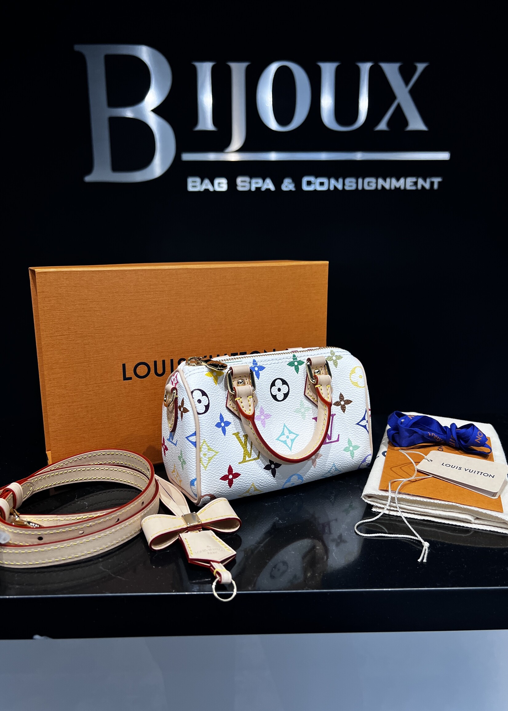 Louis Vuitton Louis Vuitton LV x Murakami Nano Speedy