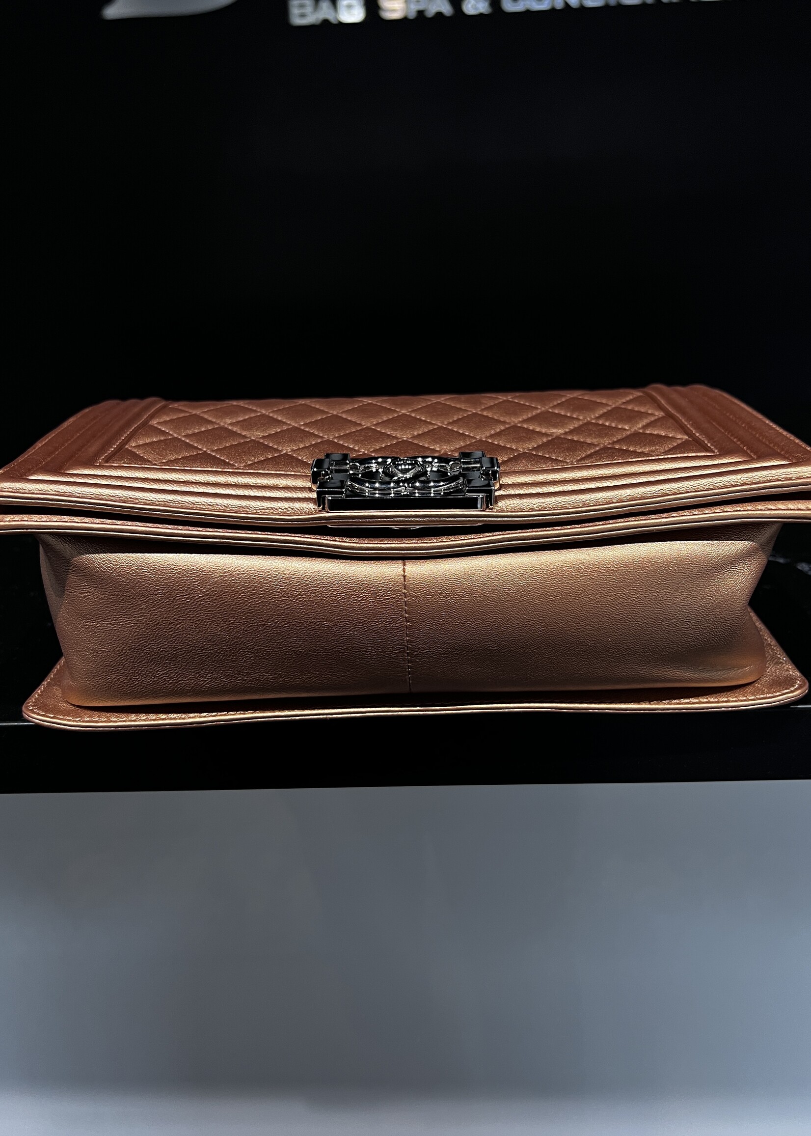 Chanel SOLD - Chanel Bronze Medium Boy Bag