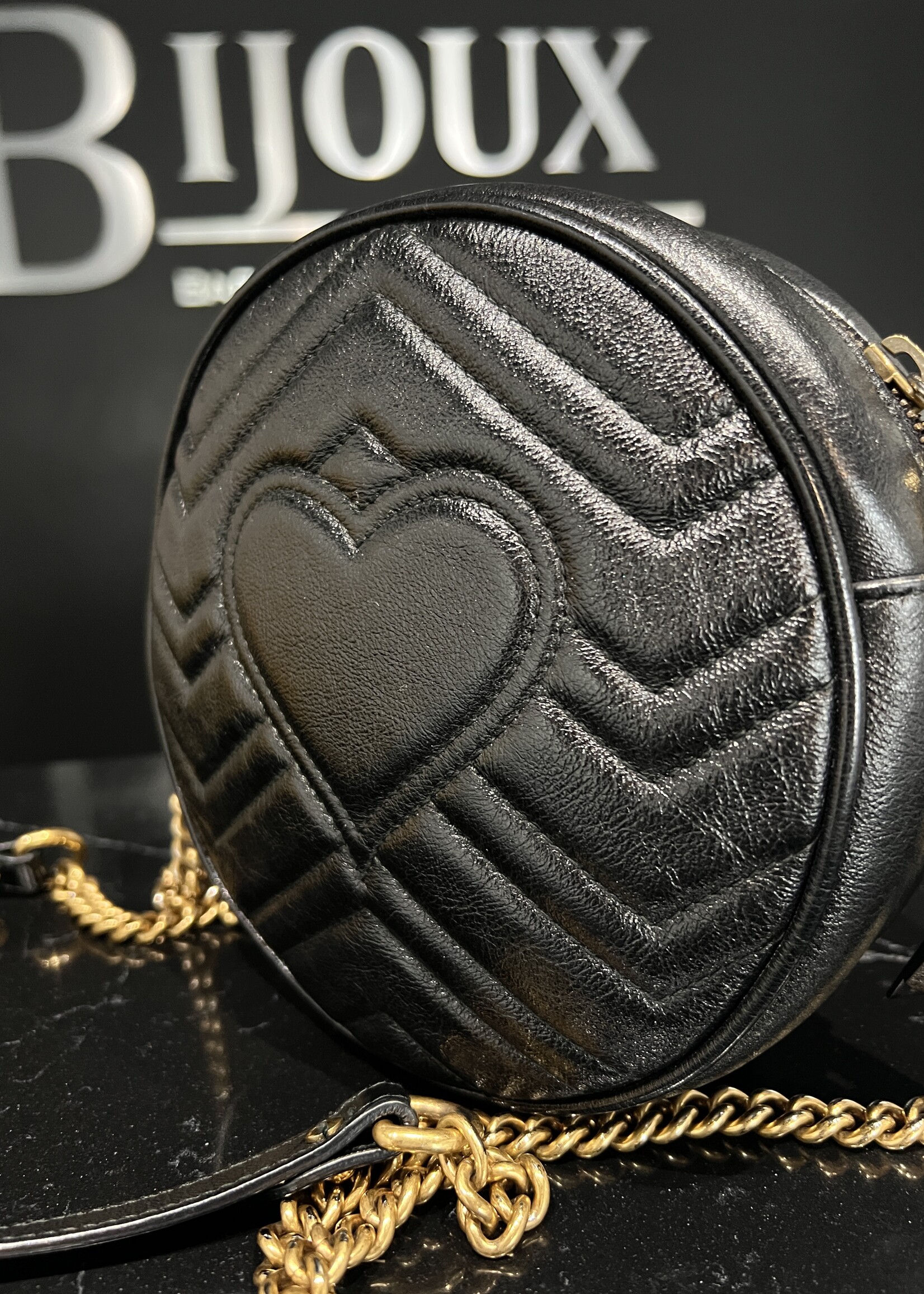 Gucci Gucci Marmont Mini Round Bag
