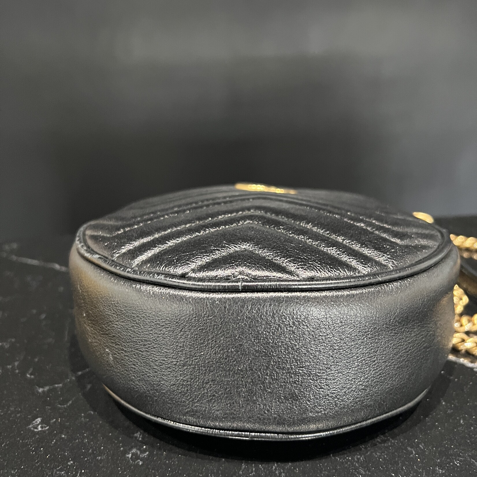 Gucci Gucci Marmont Mini Round Bag