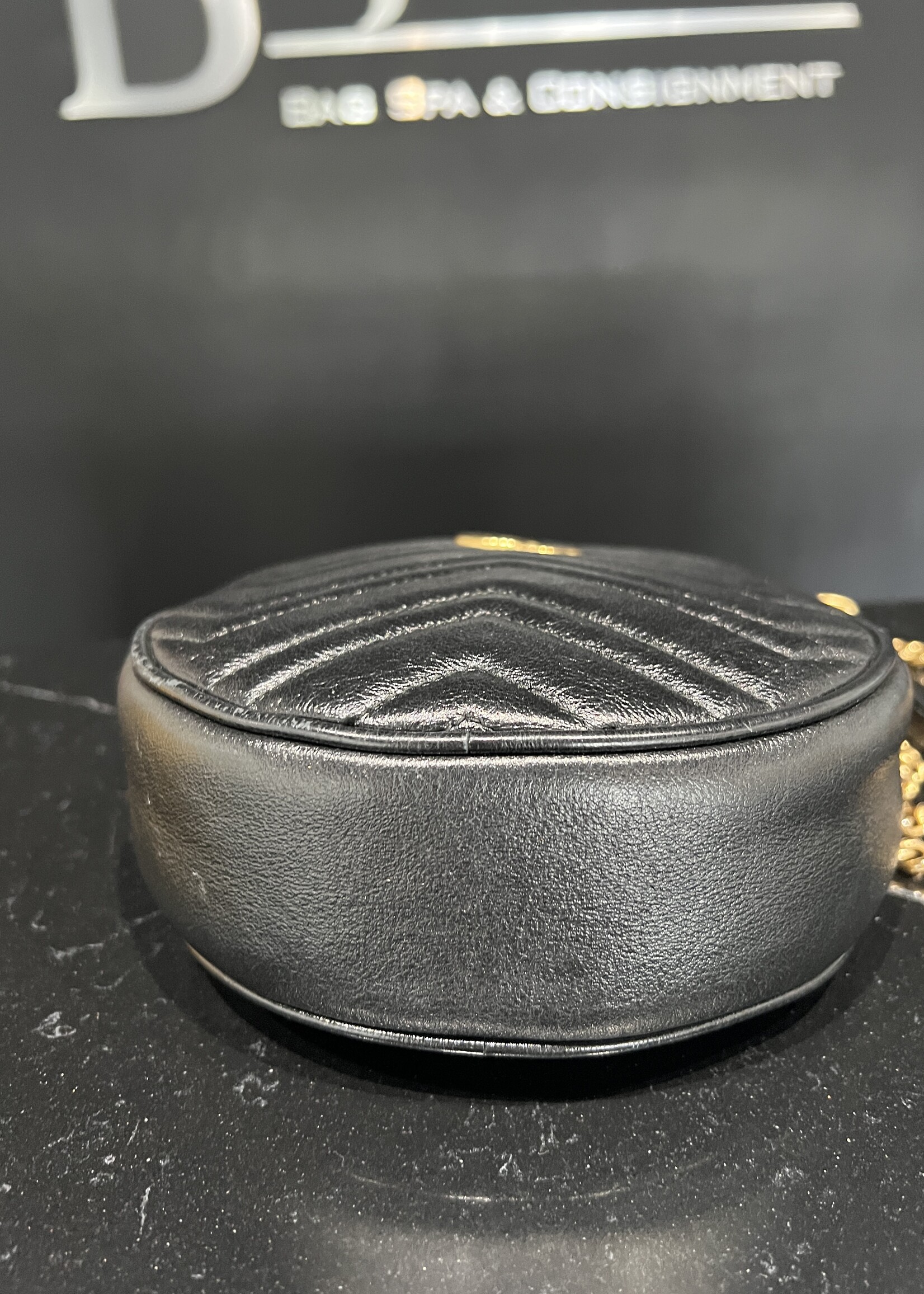 Gucci Gucci Marmont Mini Round Bag