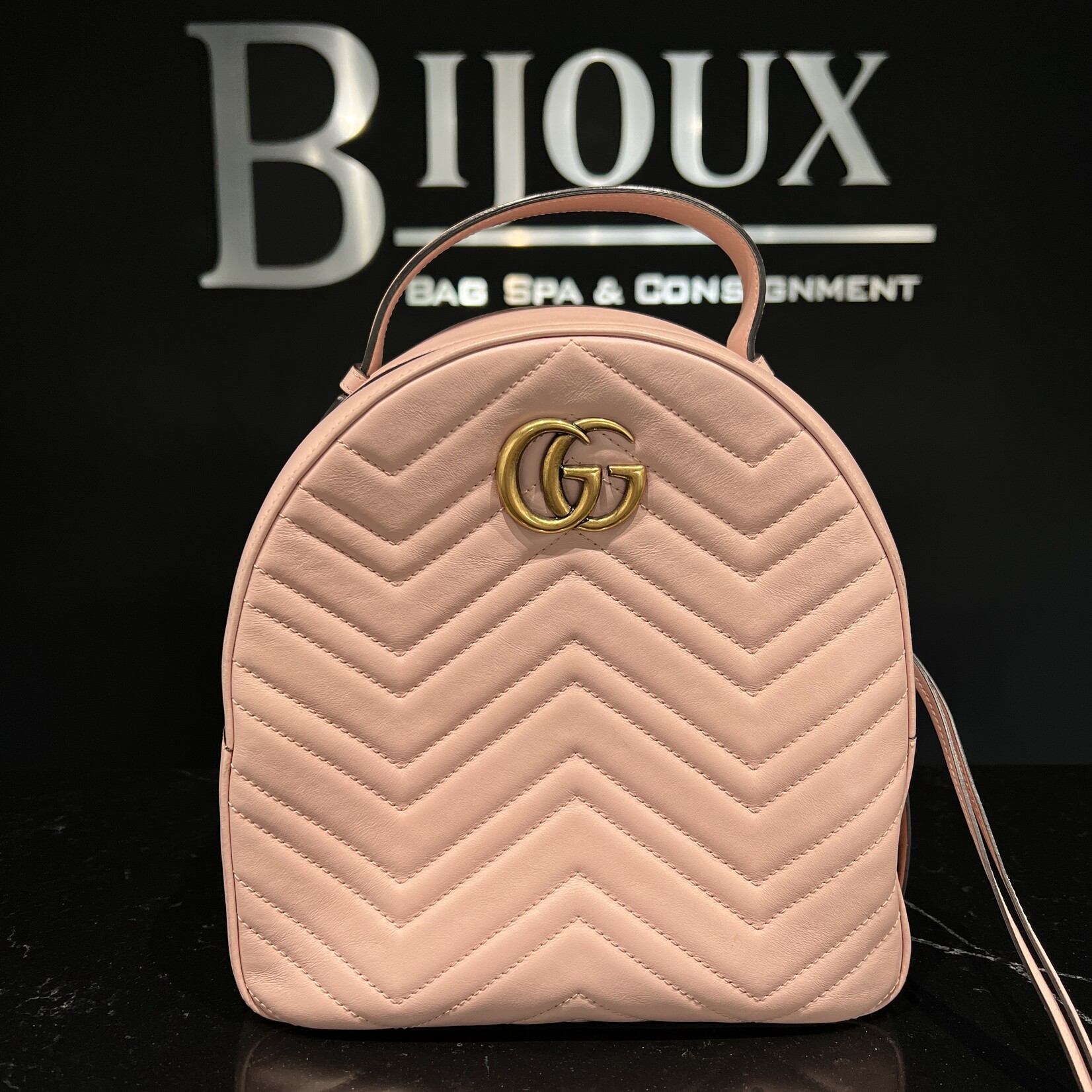 Gucci Gucci Marmont Pink Backpack