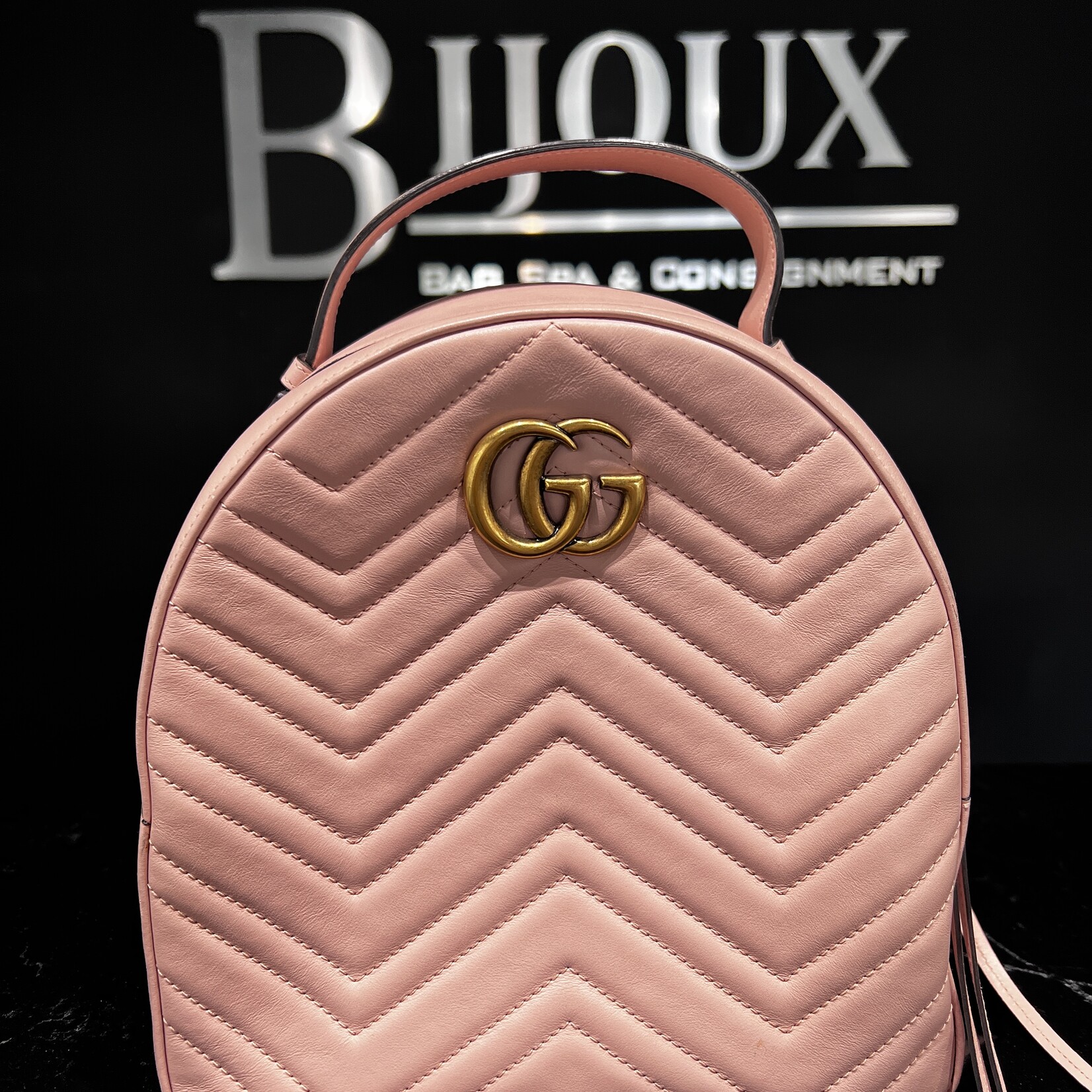 Gucci Gucci Marmont Pink Backpack
