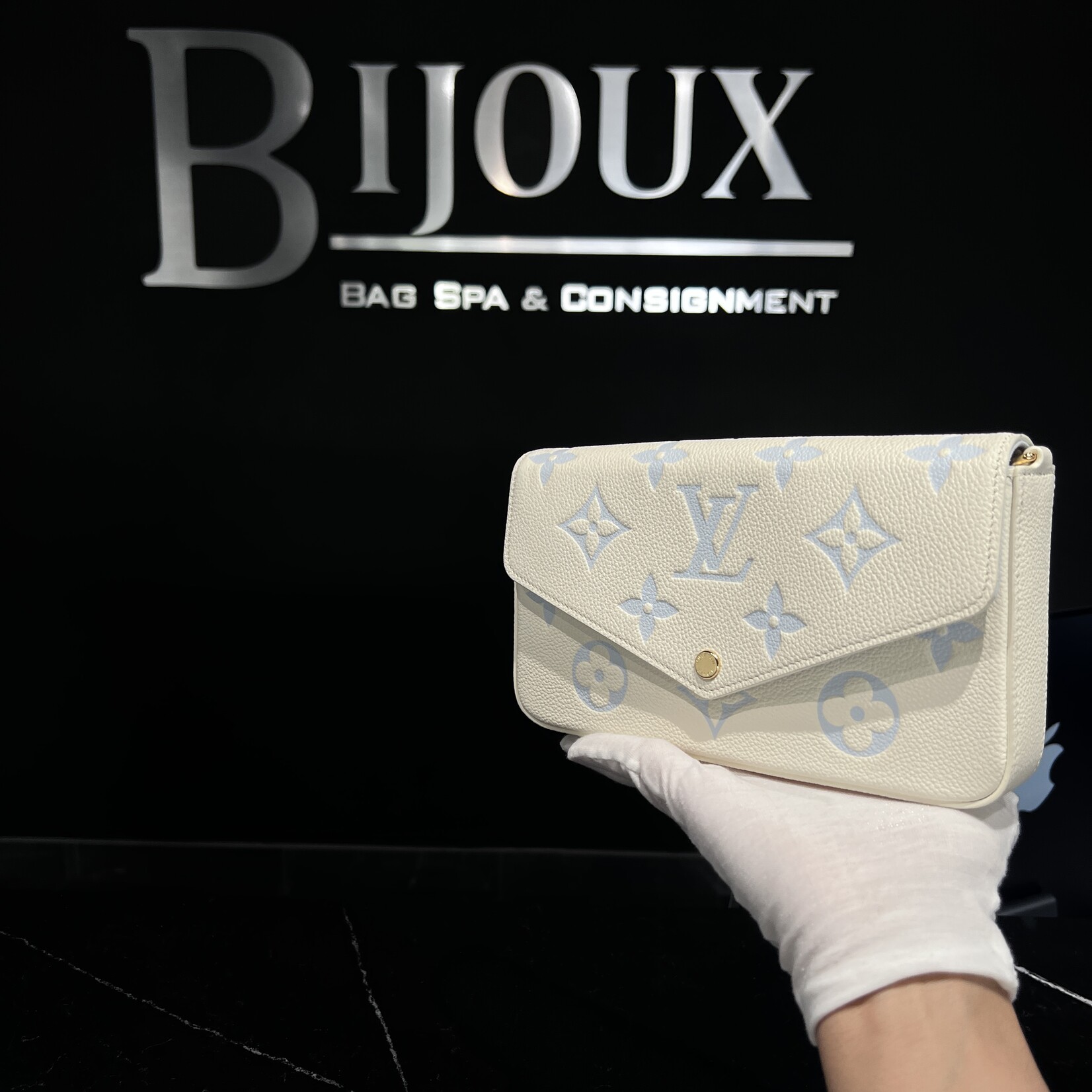 Louis Vuitton SOLD- Louis Vuitton Felicie pochette Bicolor