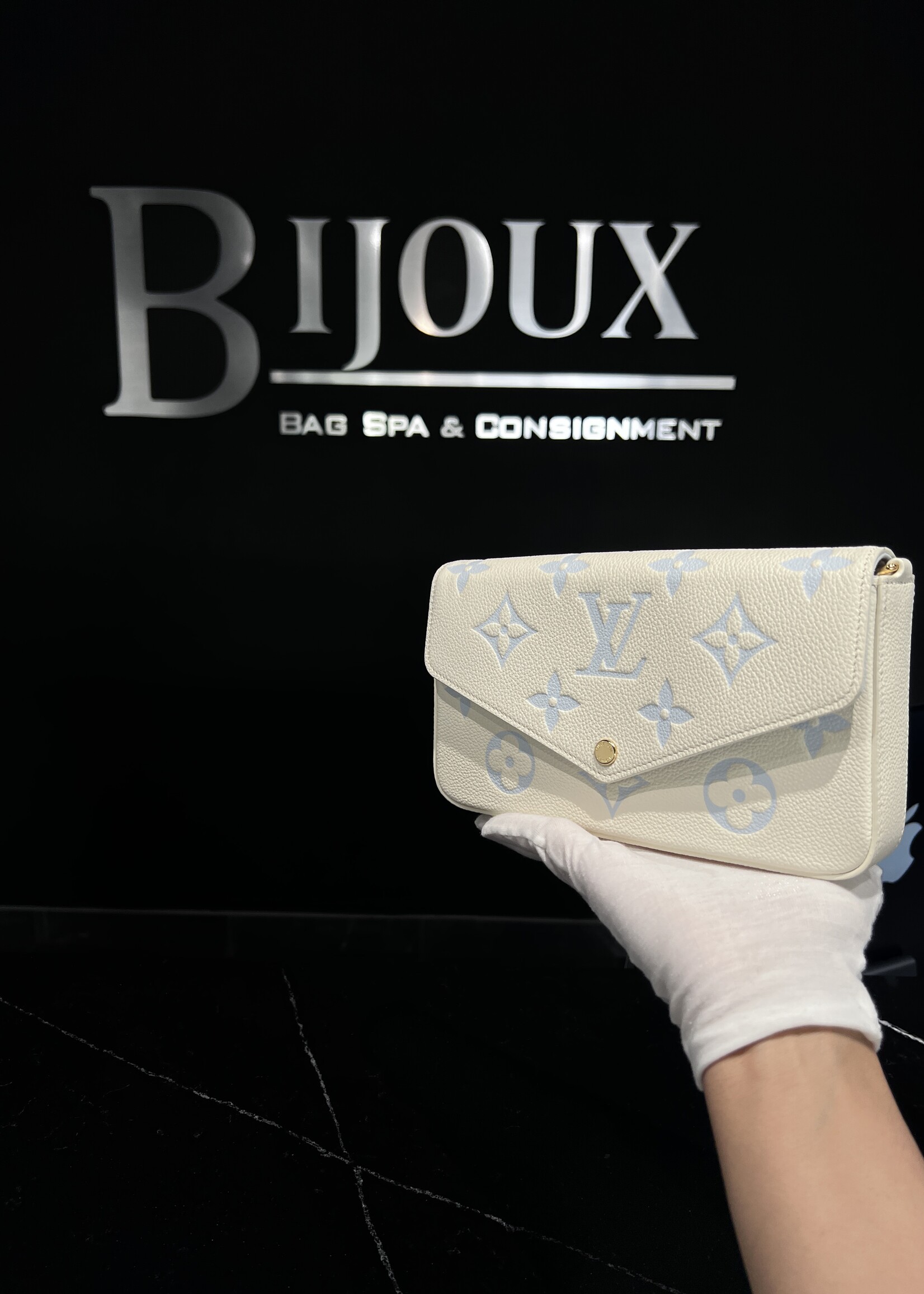 Louis Vuitton SOLD- Louis Vuitton Felicie pochette Bicolor