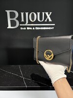 Fendi SOLD- Fendi F Logo Wallet on Chain