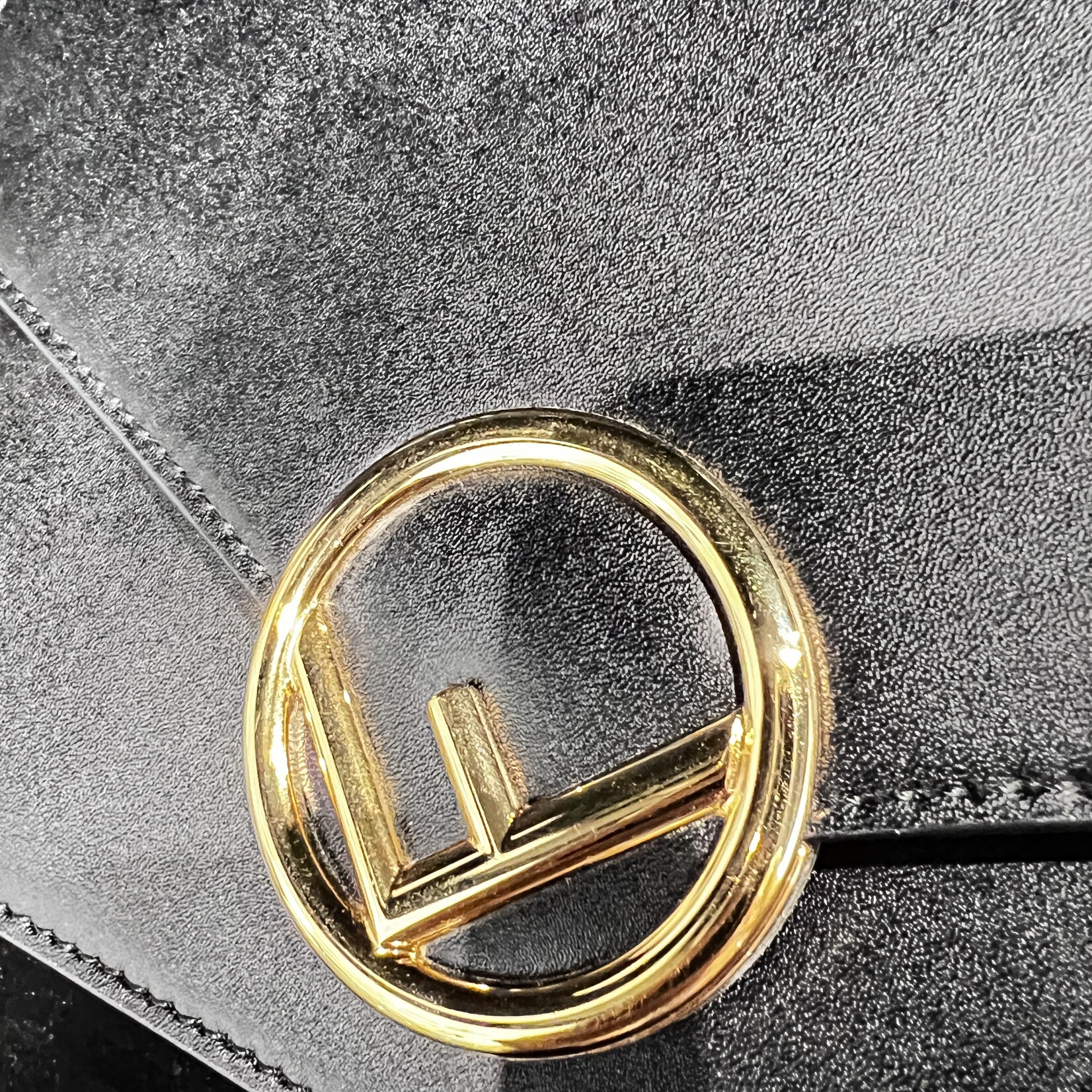 Fendi SOLD- Fendi F Logo Wallet on Chain