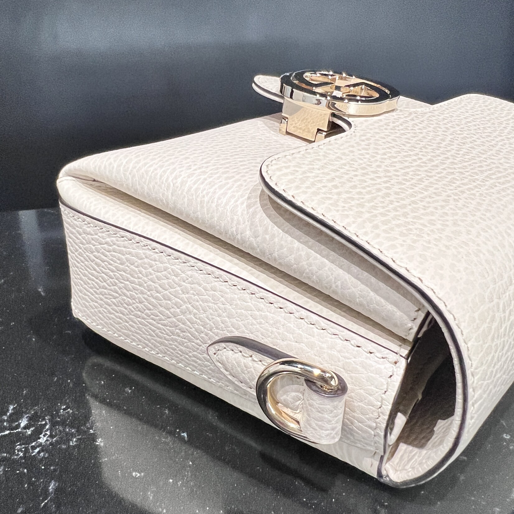 Gucci Gucci Small White Dollar Bag