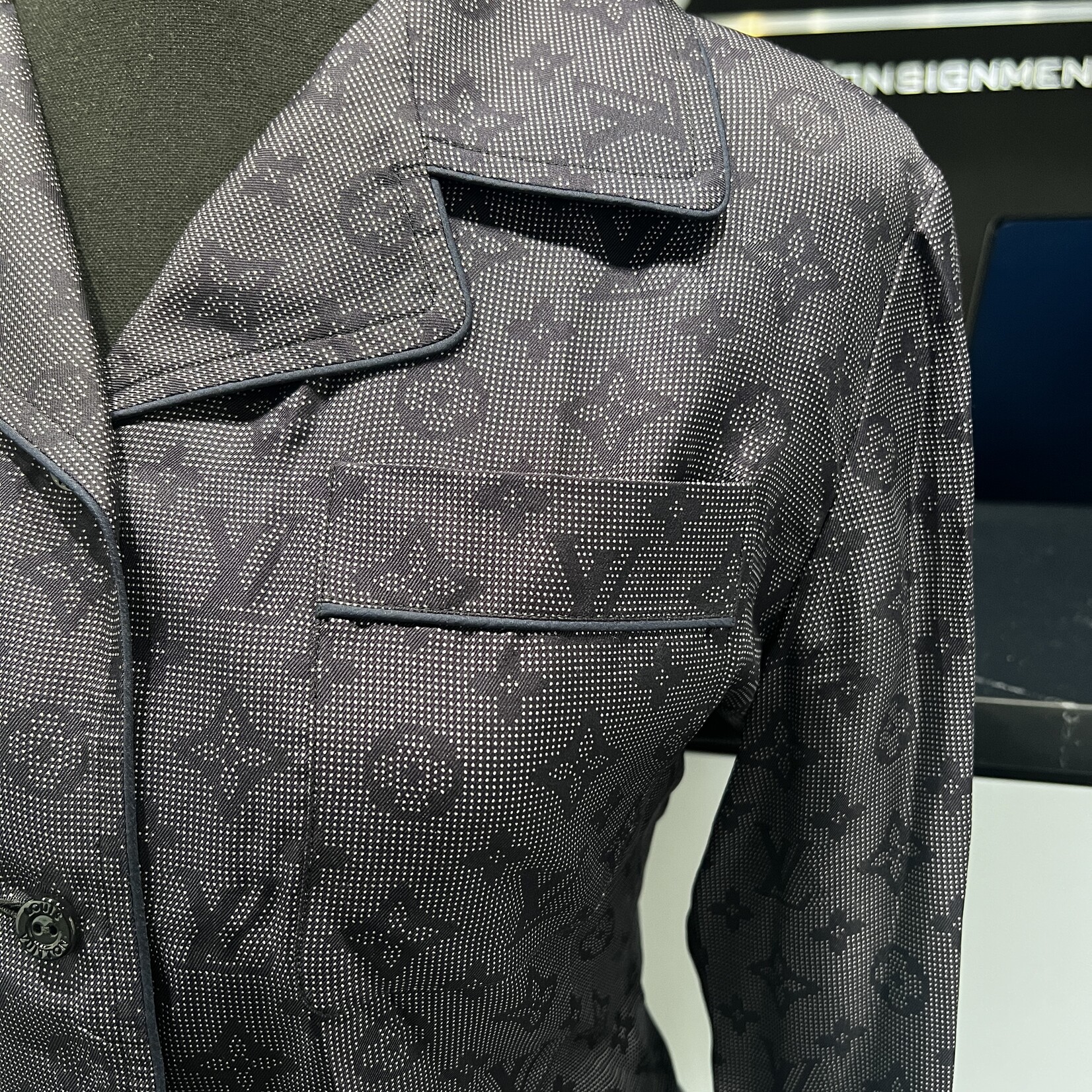 Louis Vuitton Louis Vuitton Inverted Mahina Pajama Shirt