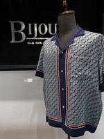 Gucci Gucci Geometric Square Silk Shirt