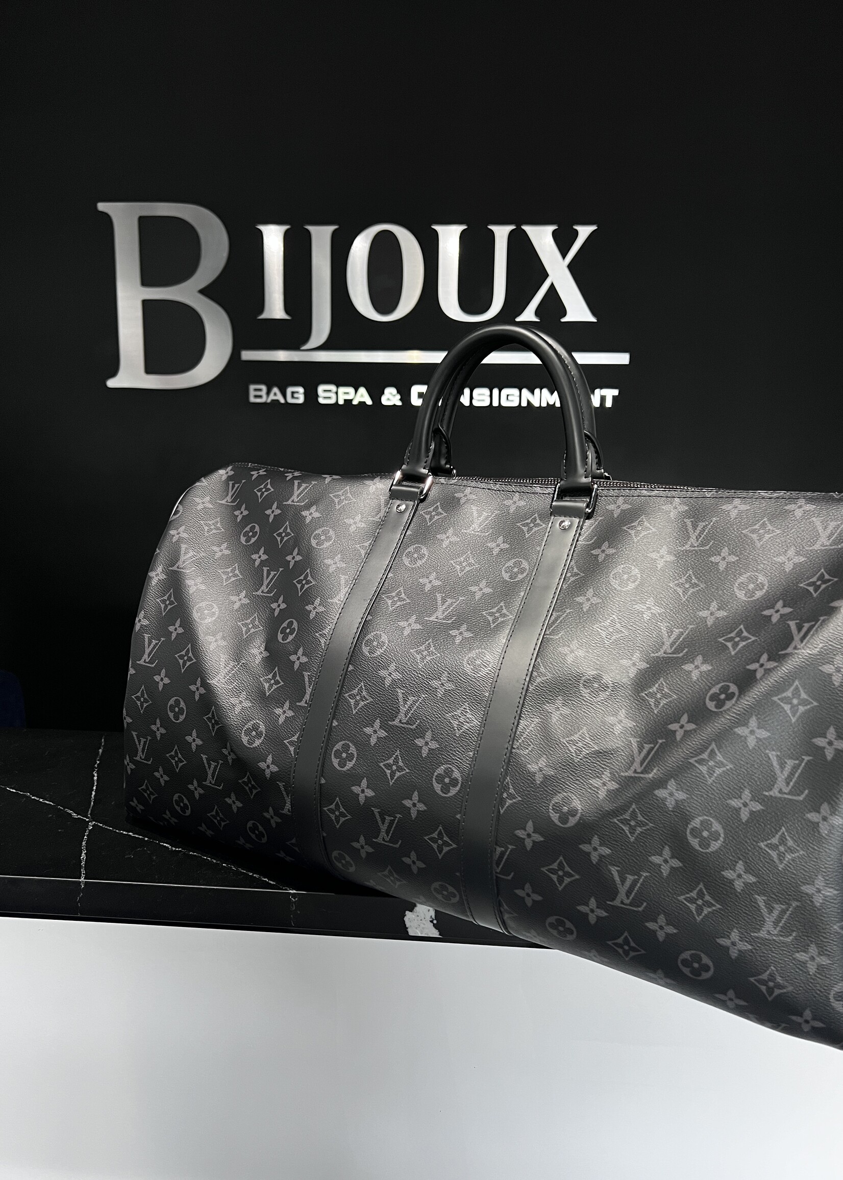 Louis Vuitton SOLD- Louis Vuitton Keepall 55 Eclipse Monogram