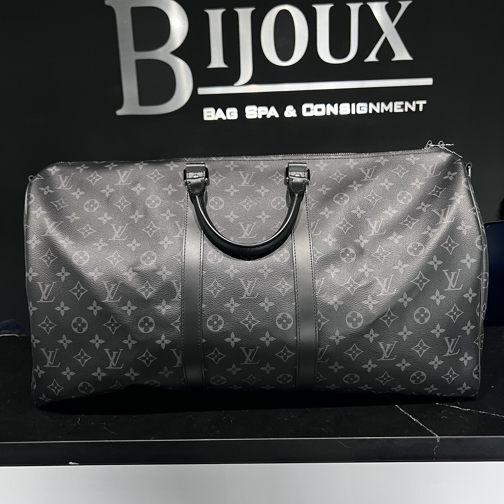 Louis Vuitton Louis Vuitton Keepall 55 Eclipse Monogram