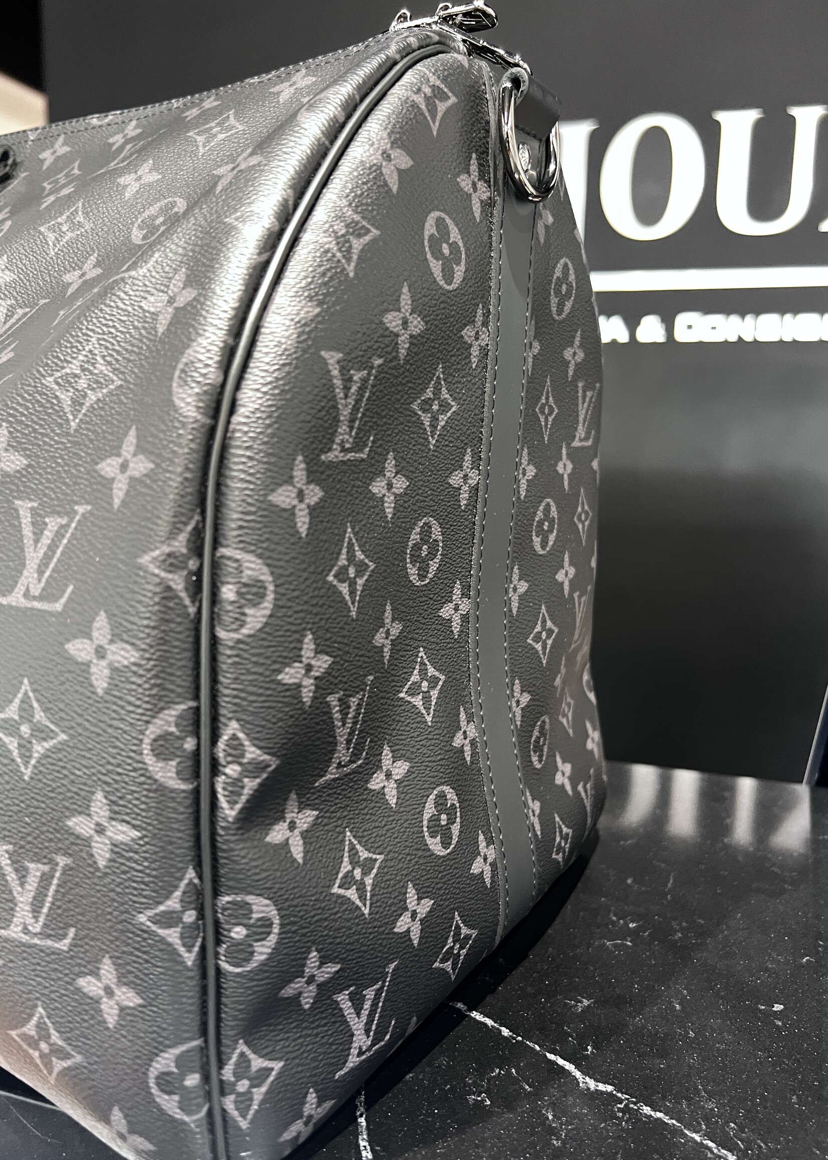 Louis Vuitton SOLD- Louis Vuitton Keepall 55 Eclipse Monogram