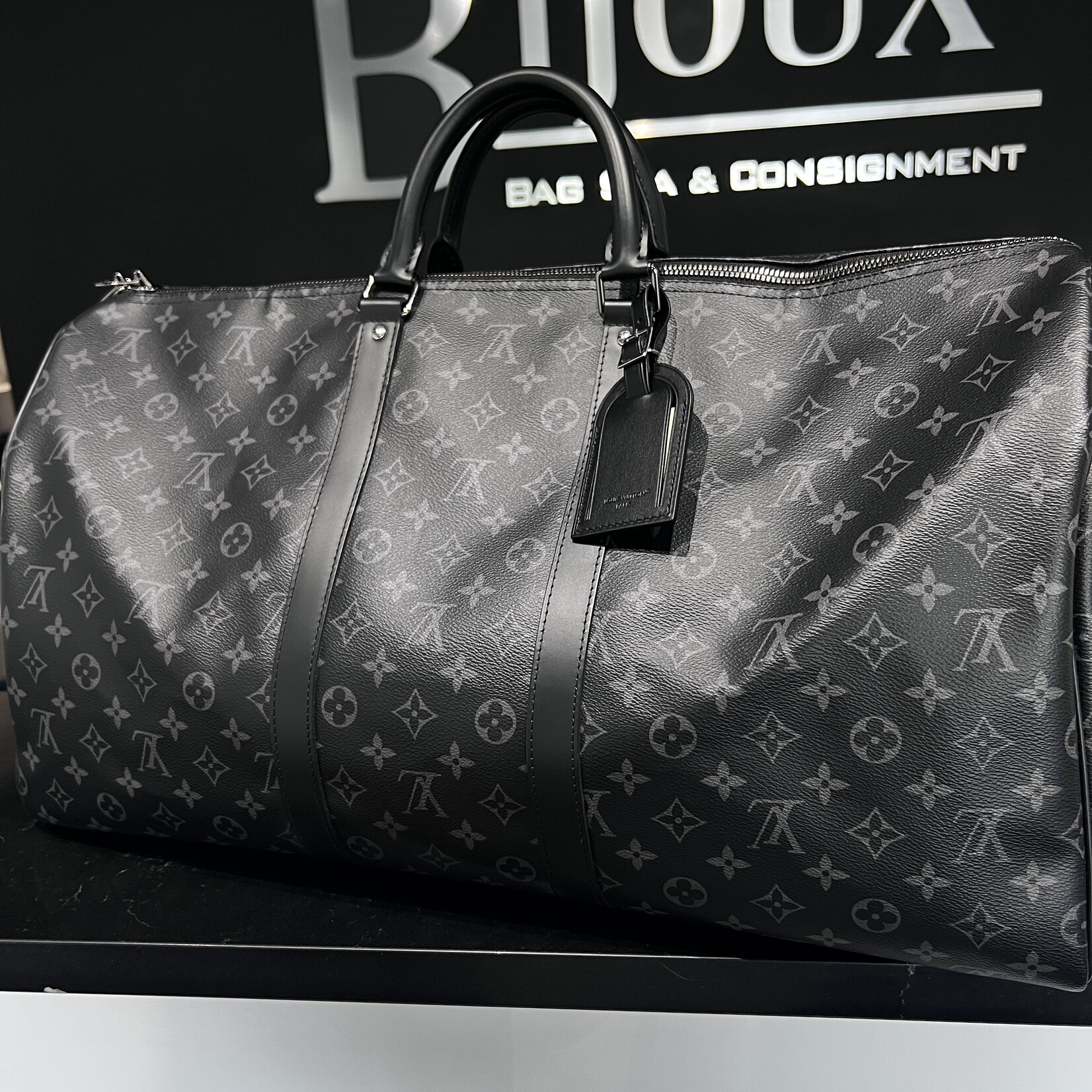 Louis Vuitton Louis Vuitton Keepall 55 Eclipse Monogram