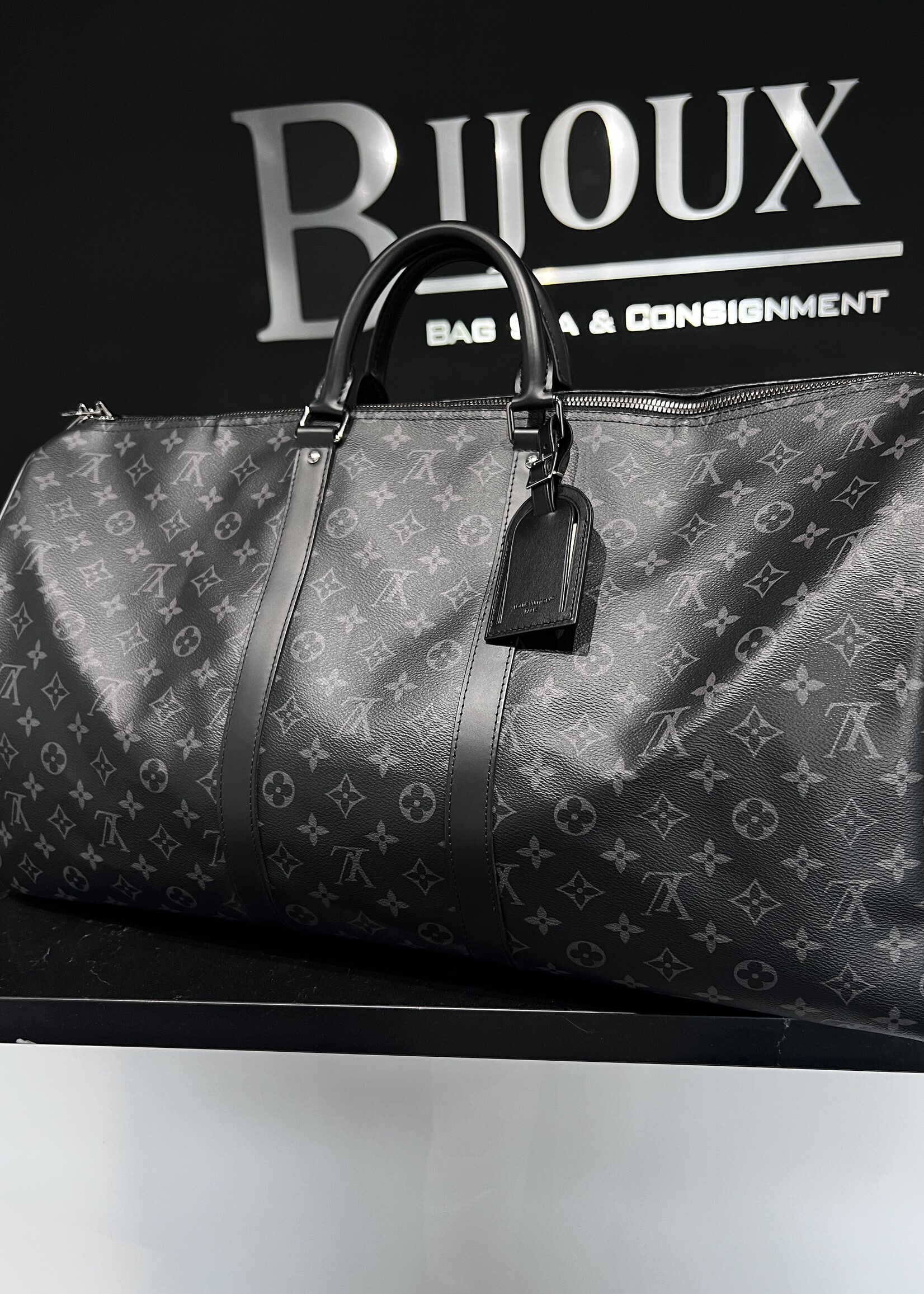Louis Vuitton SOLD- Louis Vuitton Keepall 55 Eclipse Monogram