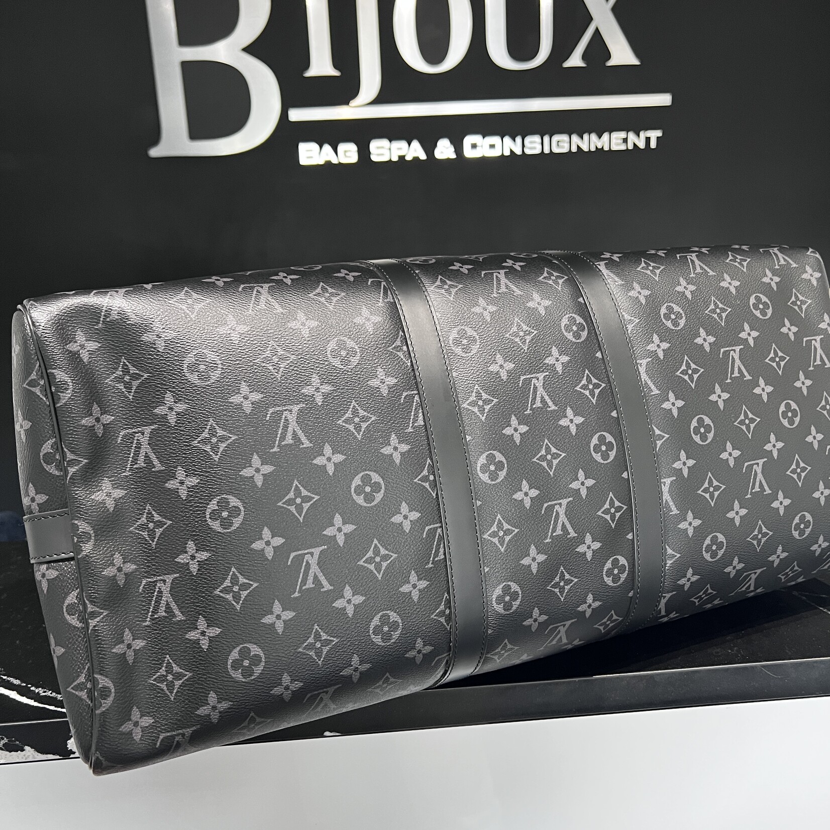 Louis Vuitton Louis Vuitton Keepall 55 Eclipse Monogram