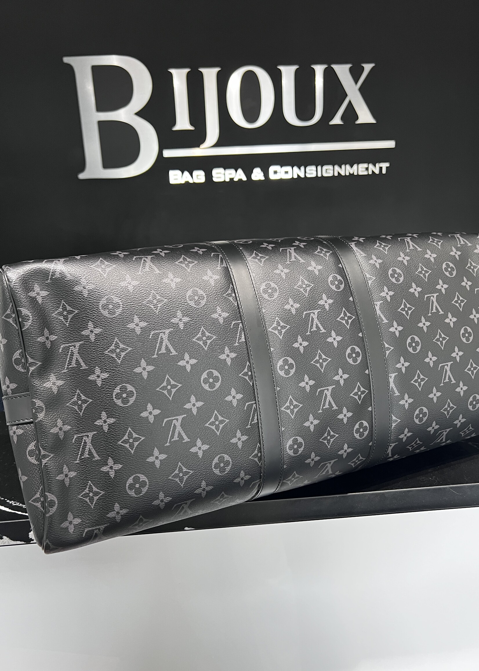 Louis Vuitton SOLD- Louis Vuitton Keepall 55 Eclipse Monogram