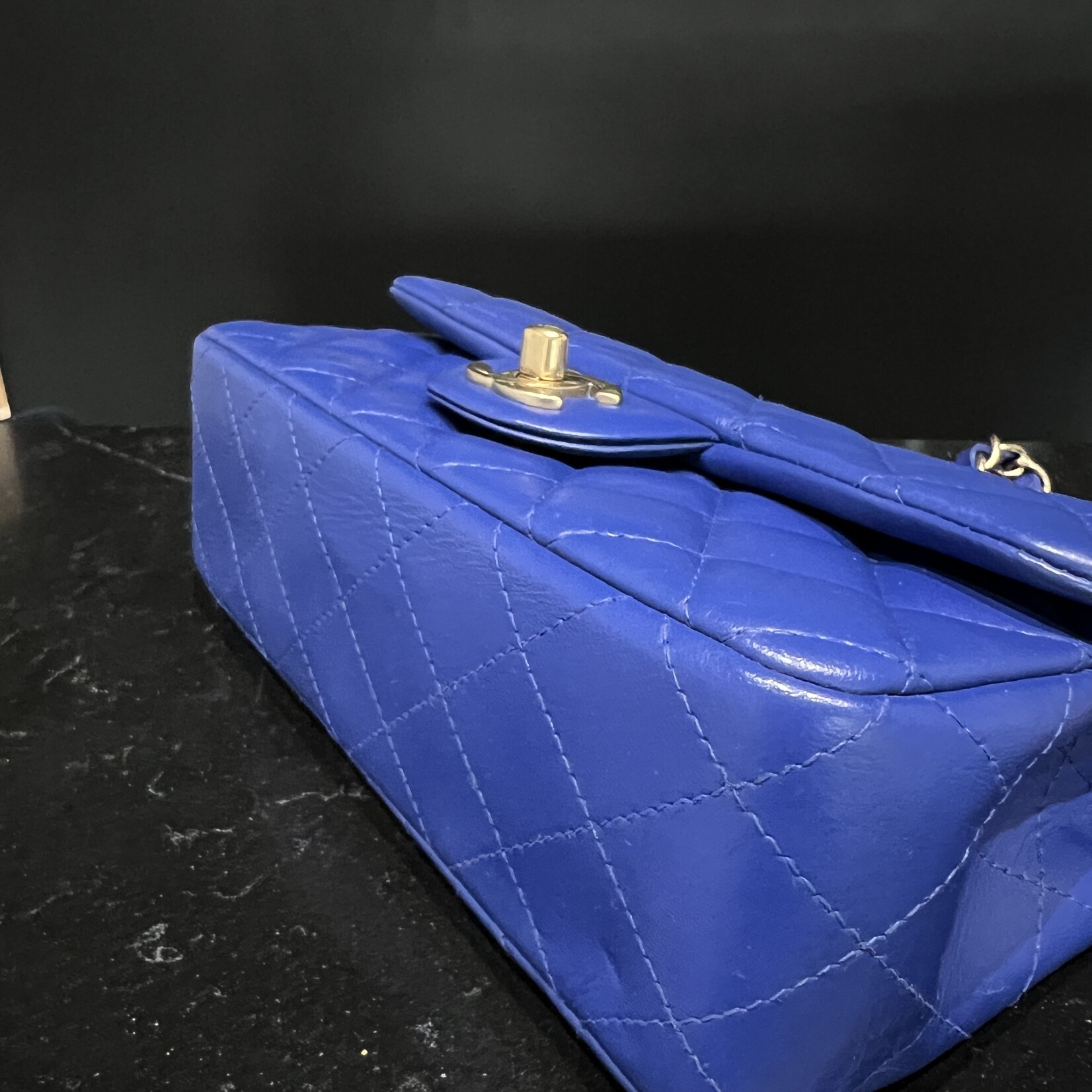 Chanel Chanel Rectangle Mini Flap Blue