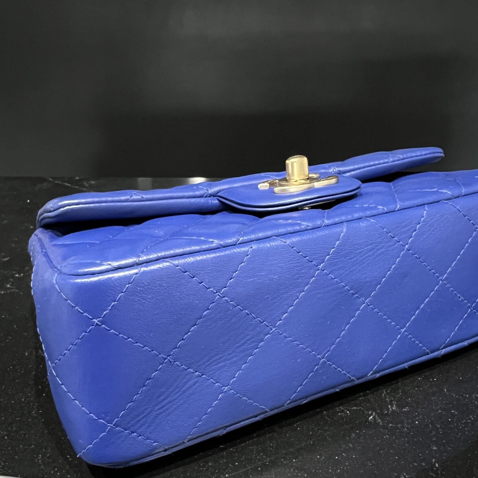 Chanel Chanel Rectangle Mini Flap Blue