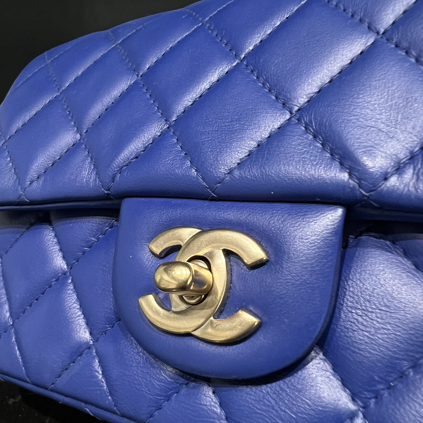Chanel Chanel Rectangle Mini Flap Blue