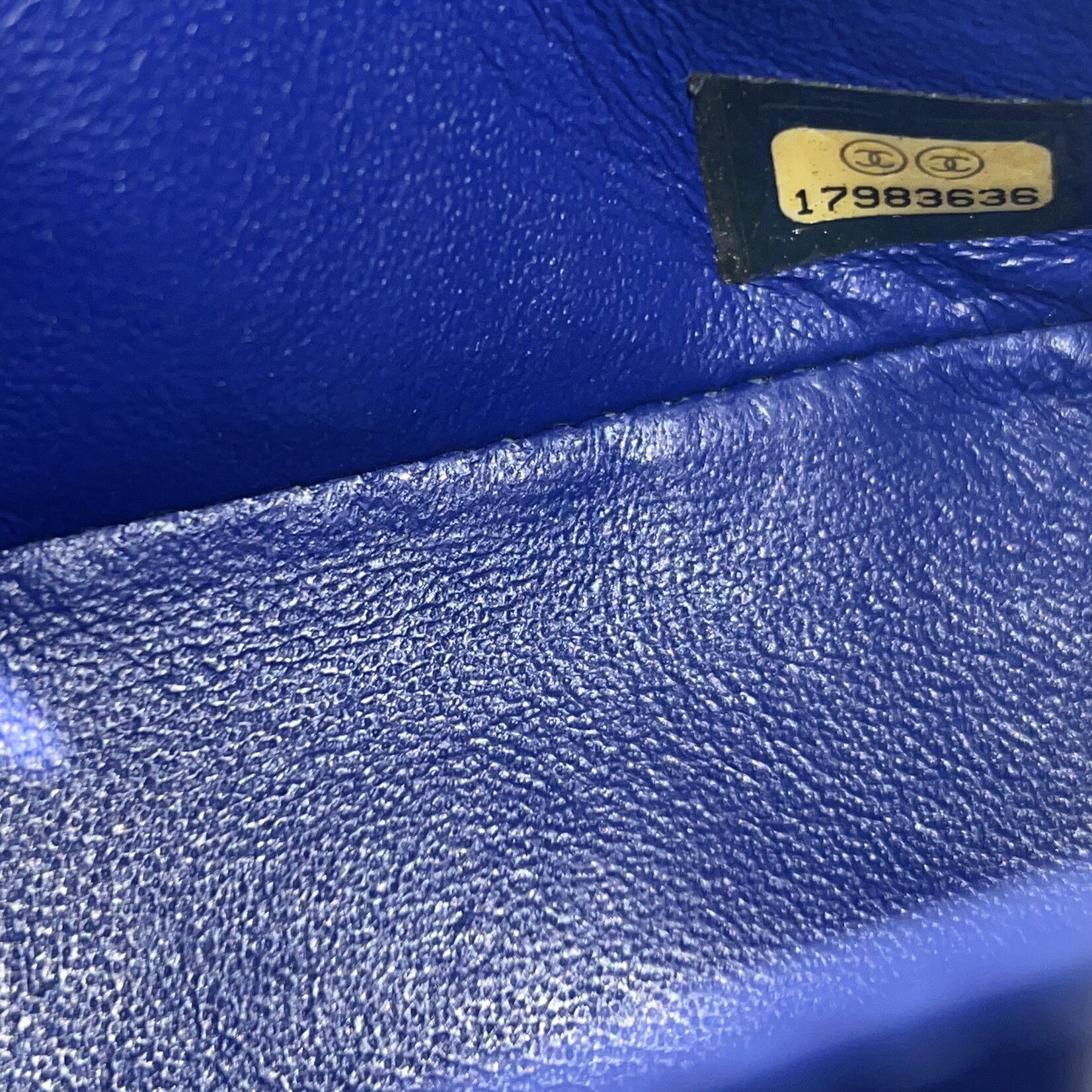 Chanel Chanel Rectangle Mini Flap Blue