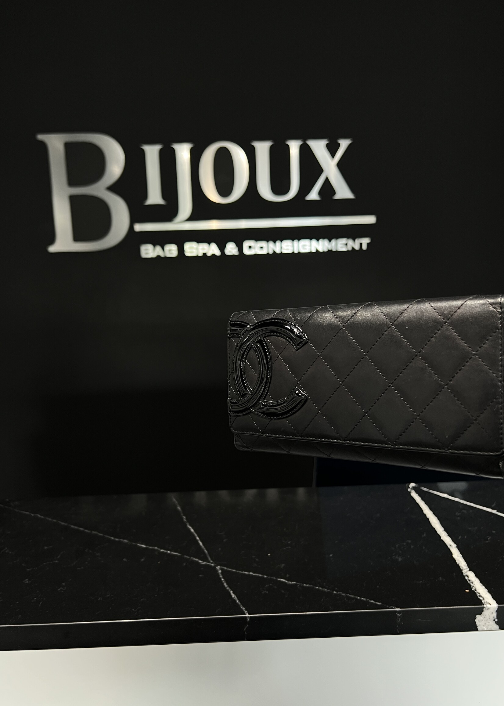 Chanel SOLD- Chanel Calfskin Quilted Cambon Flap Wallet