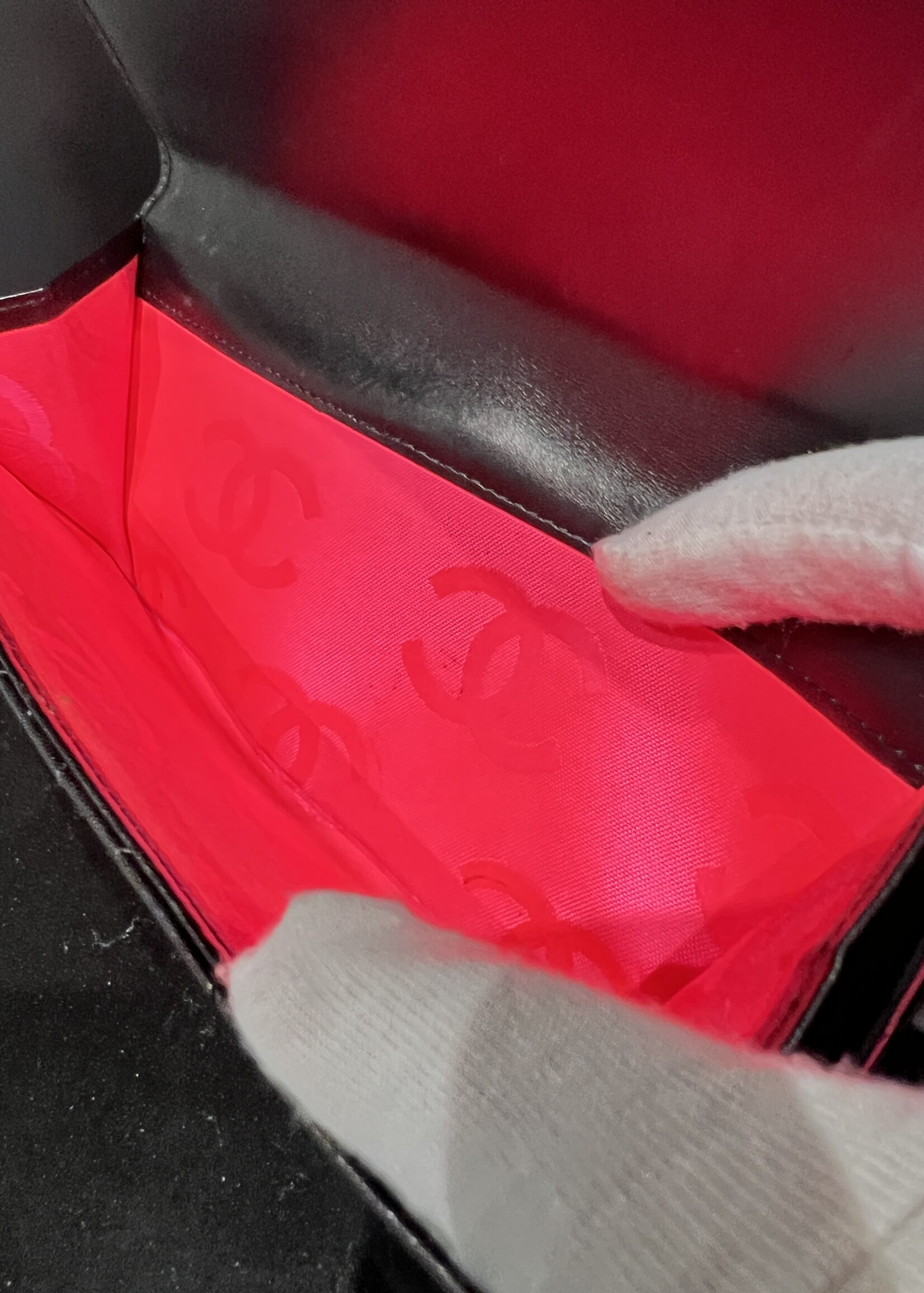 Chanel SOLD- Chanel Calfskin Quilted Cambon Flap Wallet