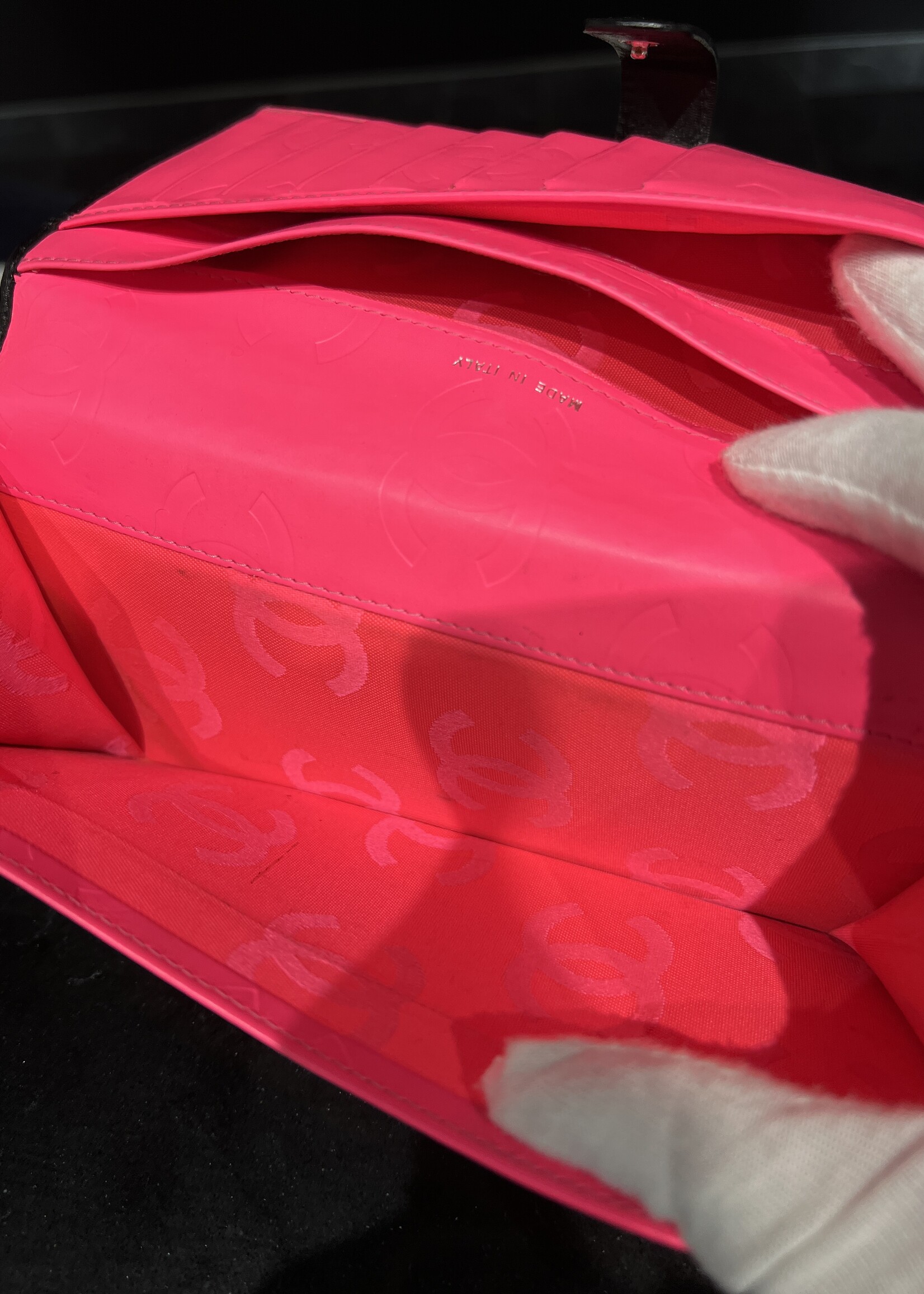 Chanel SOLD- Chanel Calfskin Quilted Cambon Flap Wallet