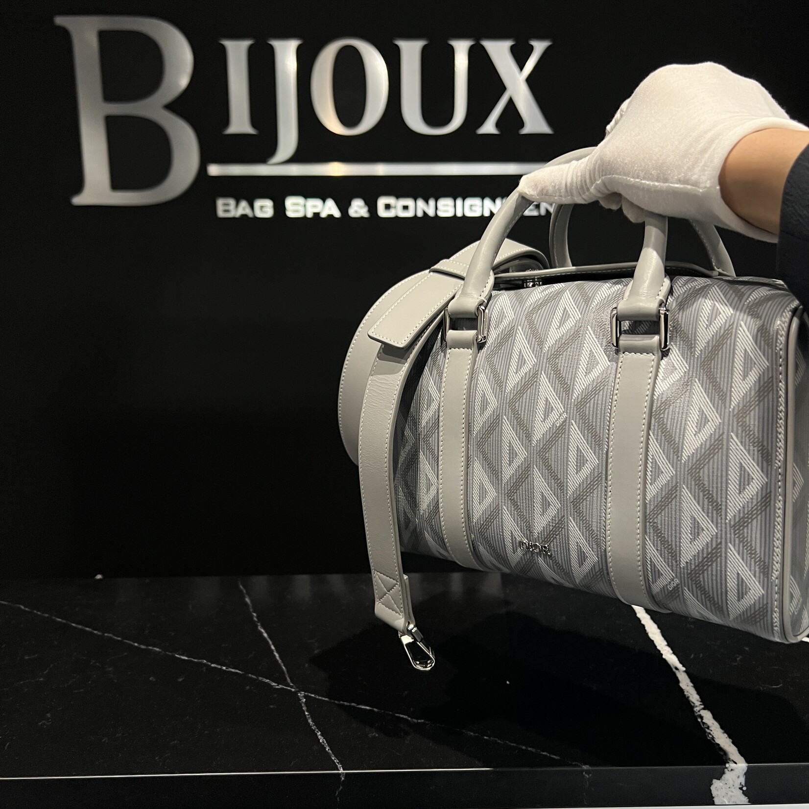 Christian Louboutin SOLD - Christian Dior Lingot 26 Diamond Grey