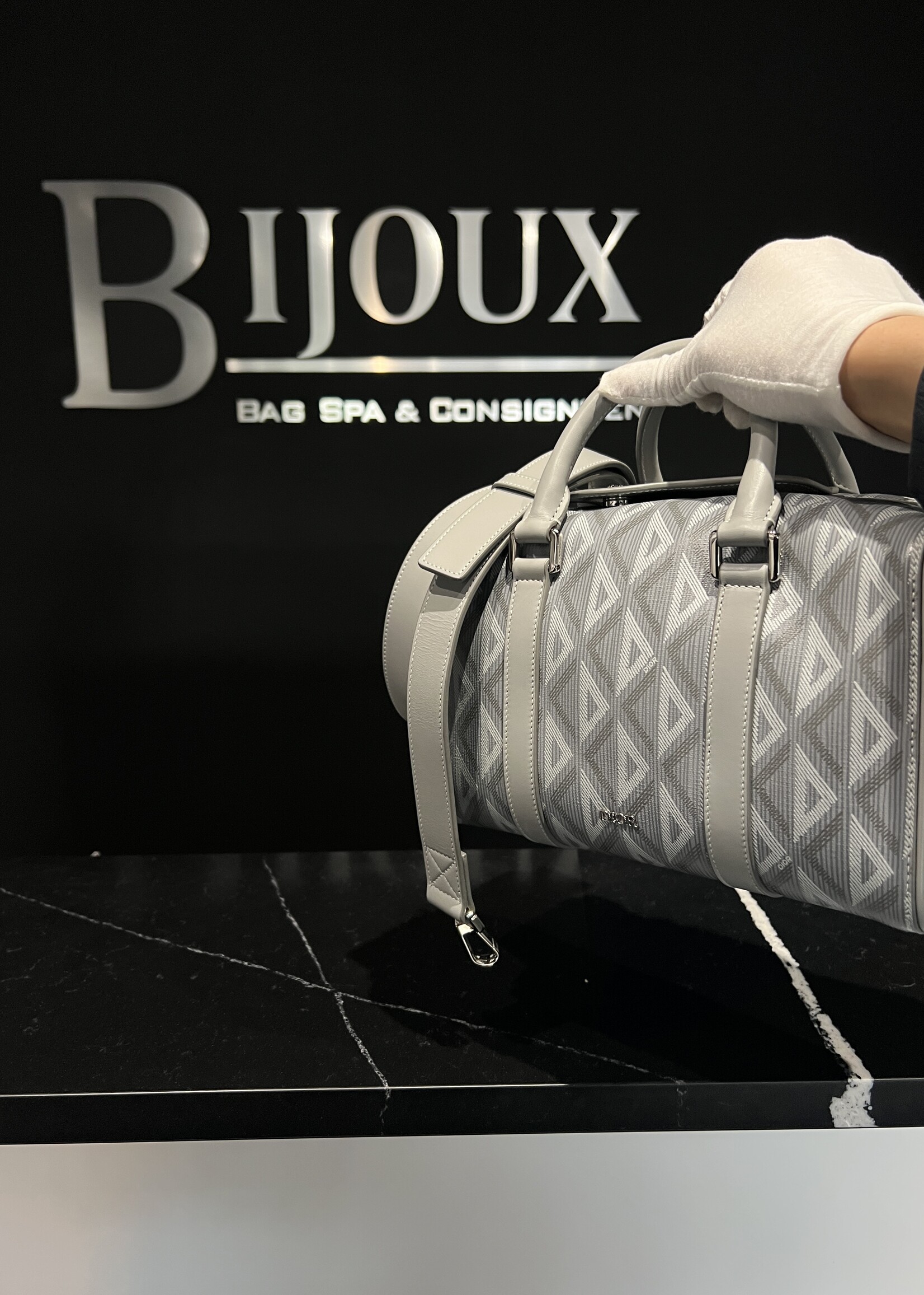 Christian Louboutin SOLD - Christian Dior Lingot 26 Diamond Grey