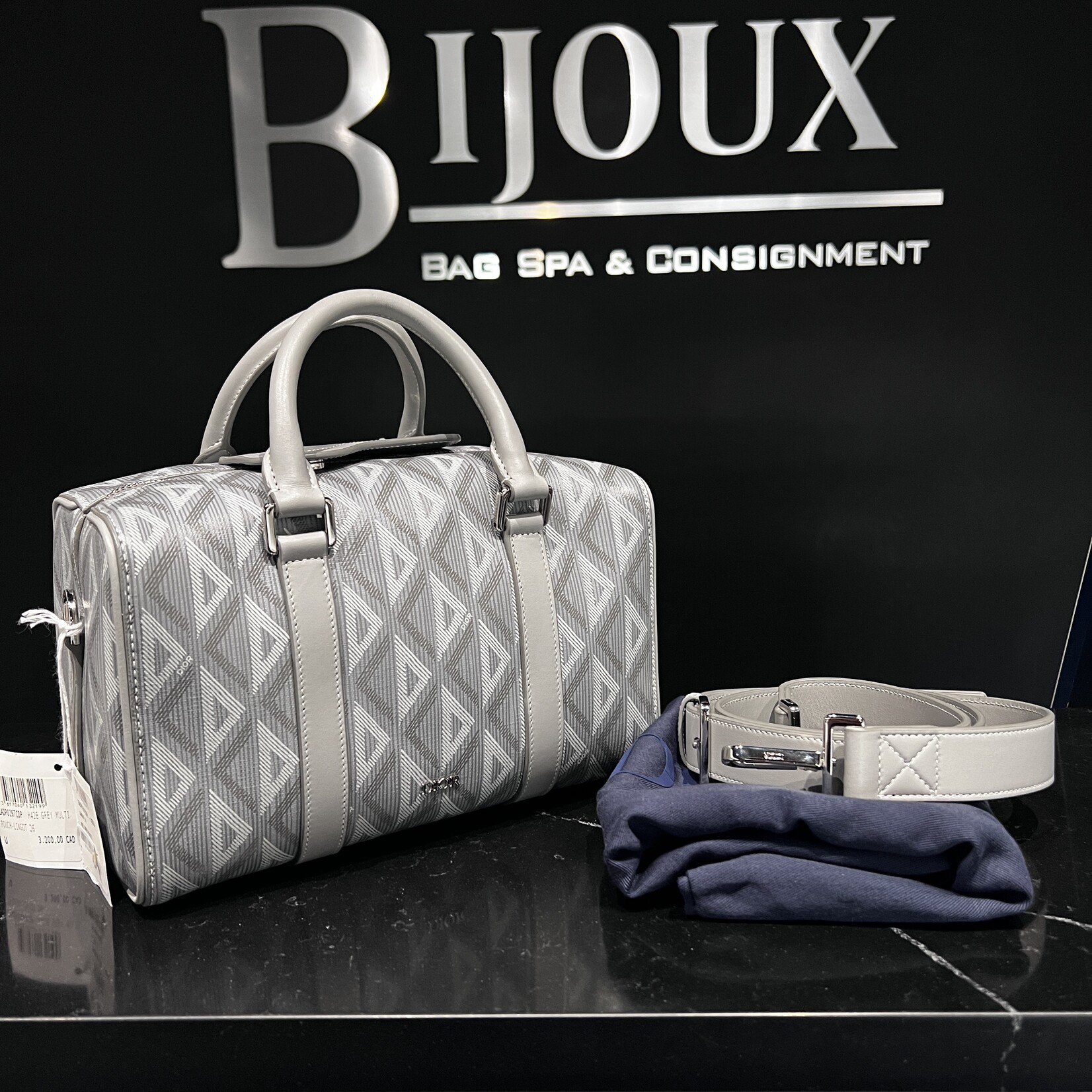 Christian Louboutin SOLD - Christian Dior Lingot 26 Diamond Grey