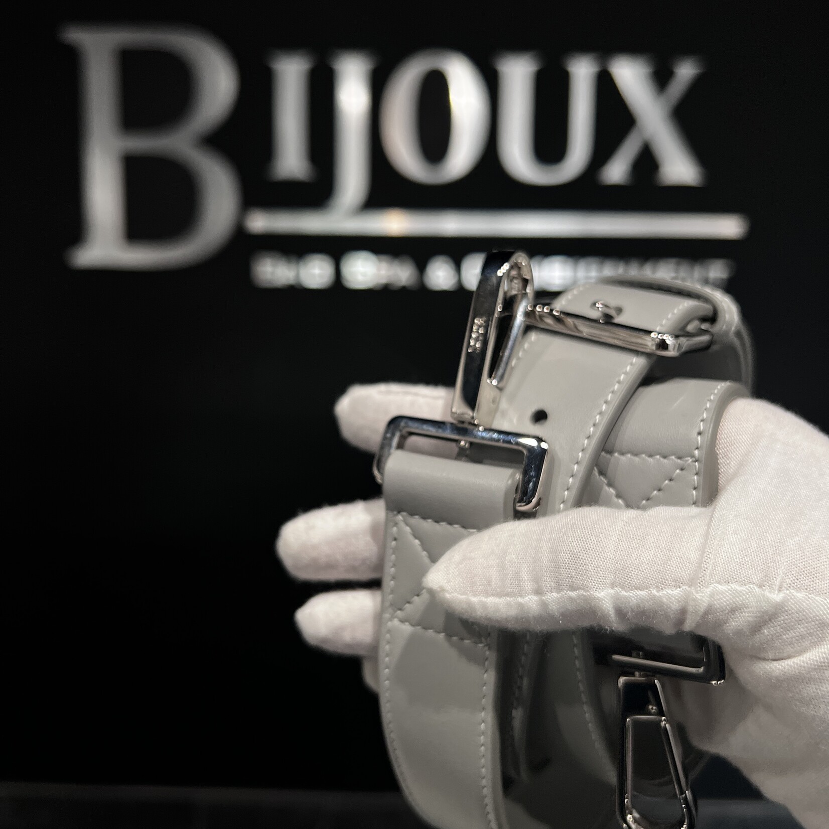 Christian Louboutin SOLD - Christian Dior Lingot 26 Diamond Grey