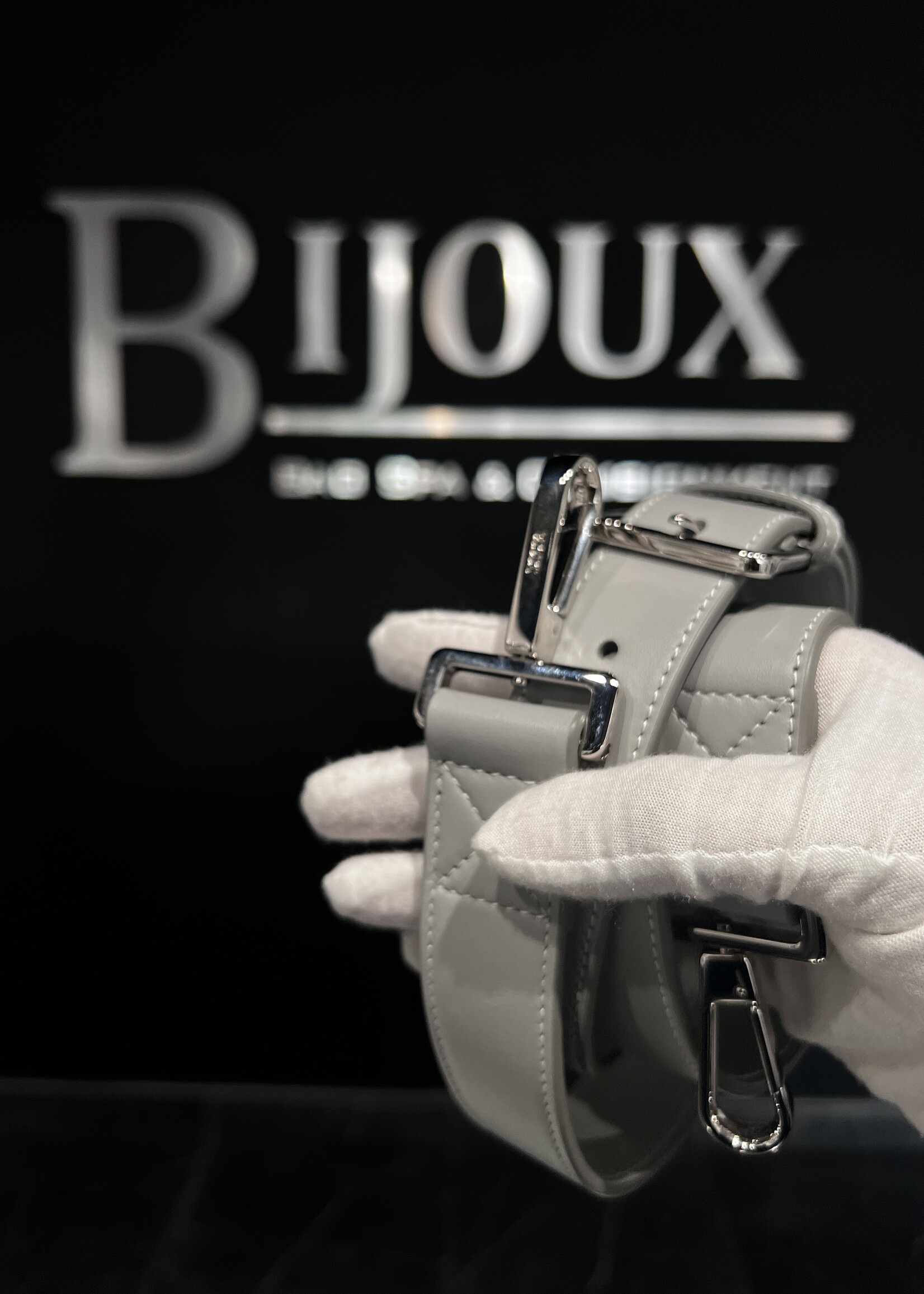 Christian Louboutin SOLD - Christian Dior Lingot 26 Diamond Grey